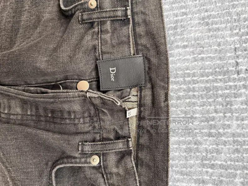 Dior Dior Classic ghost claw claw marks whisker washed black de Size US 30 / EU 46 - 4 Thumbnail