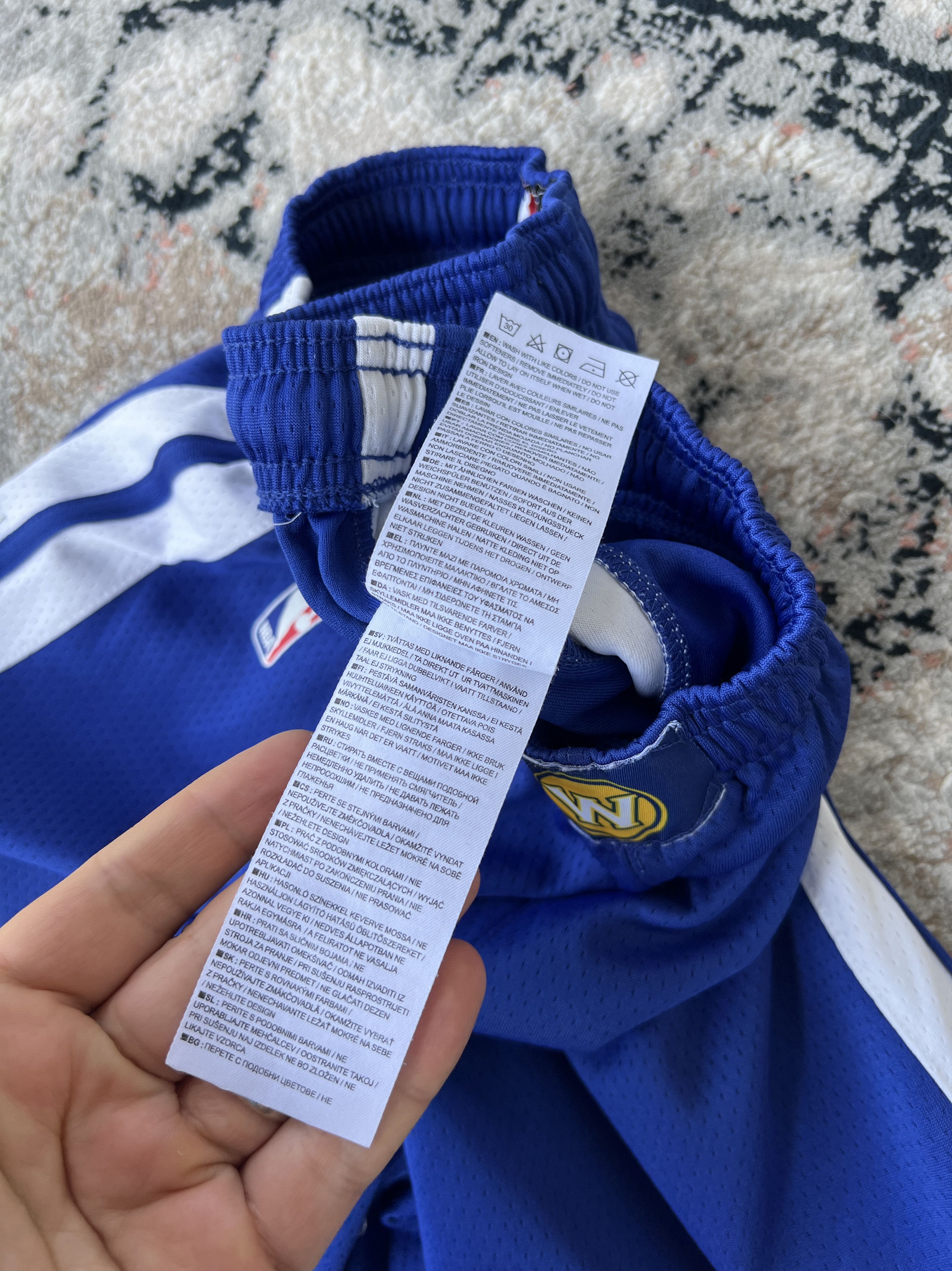 Nike Nike Team Issue Golden State Warriors Shorts Size US 30 / EU 46 - 6 Thumbnail