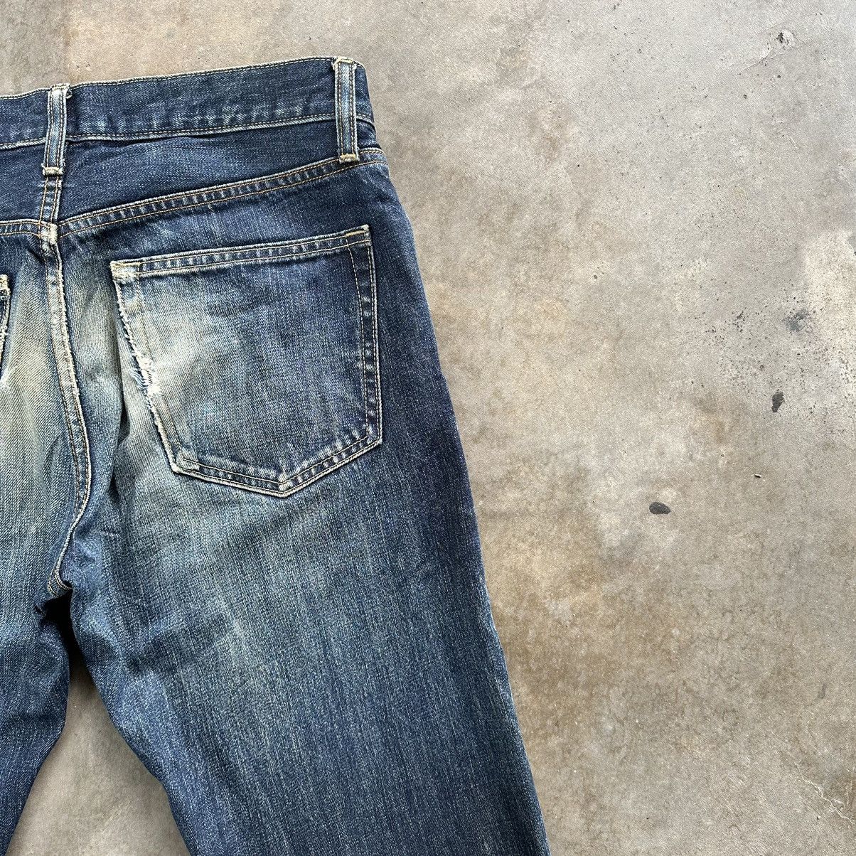 Japanese Brand Vintage Japanese UJ Faded Denim Jean Pant W33 Size US 33 - 14 Thumbnail