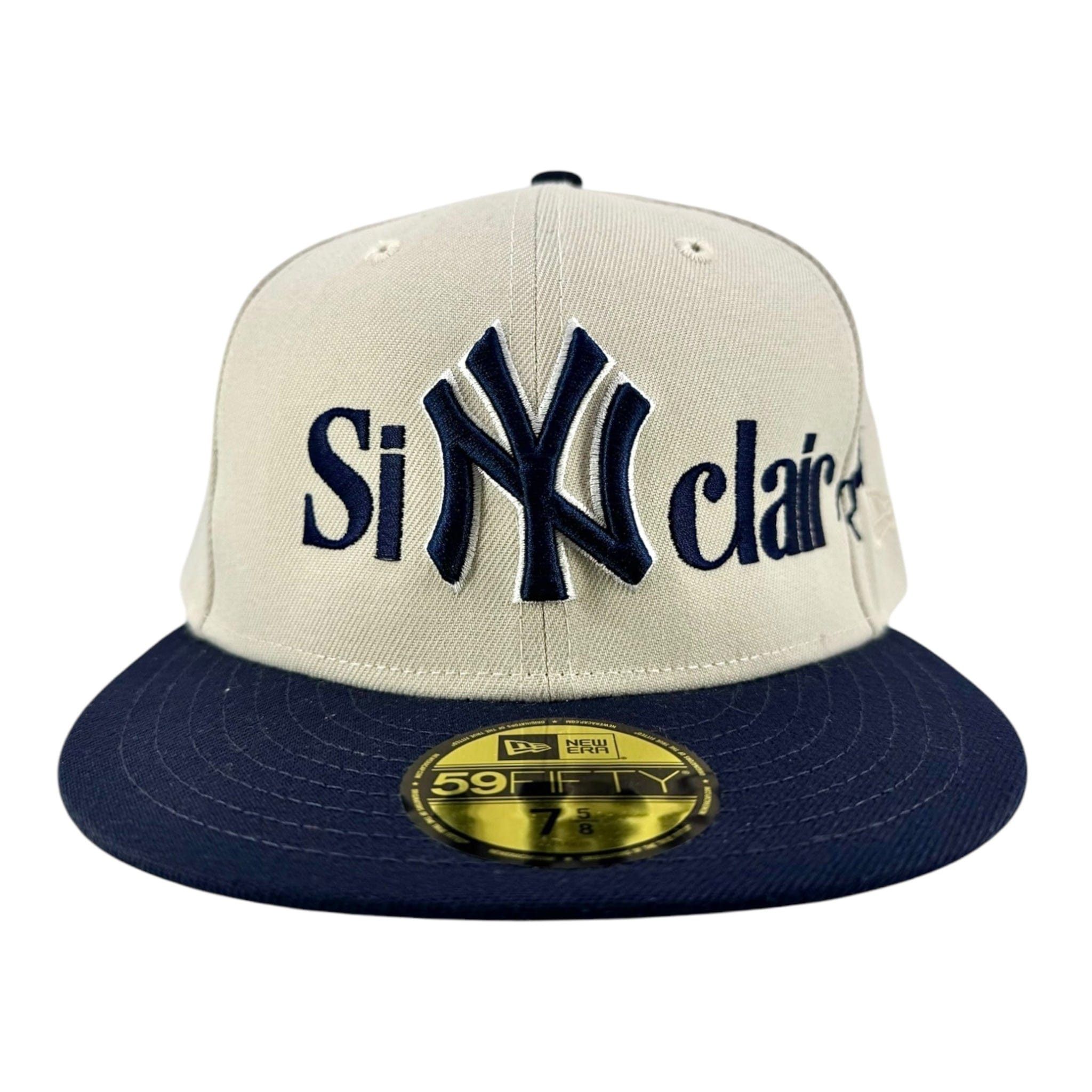 Sinclair Global New York Yankees 2003 World Series Patch Fitted Hat Beige N Size ONE SIZE - 1 Thumbnail
