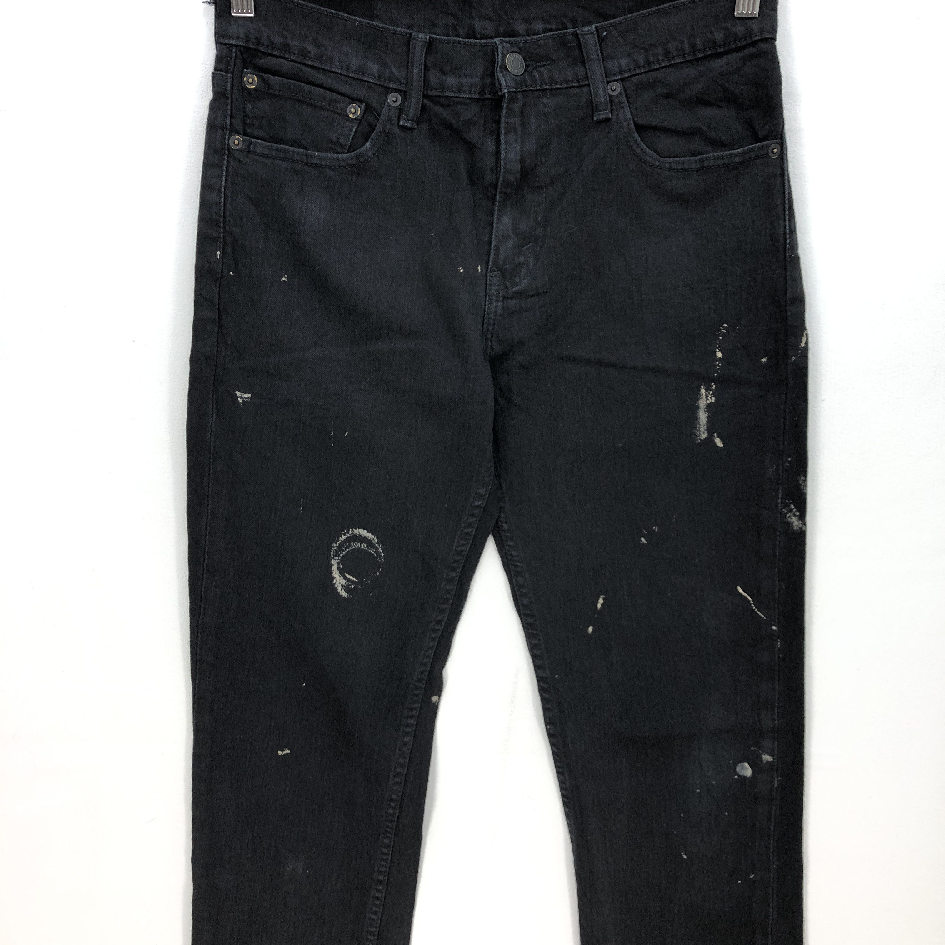 Levi's Vintage Levis Skinny Jeans Levi's Super Black Tapered Denim Size US 32 / EU 48 - 3 Thumbnail