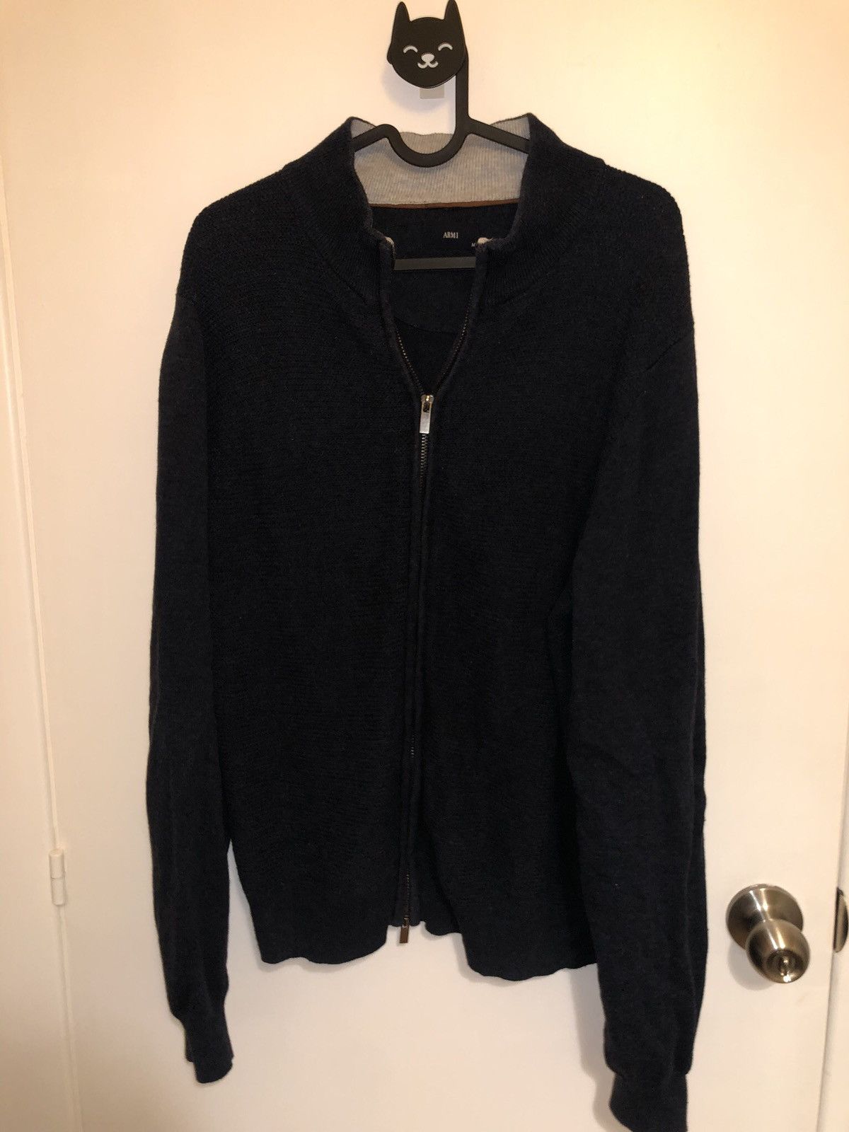Other × Vintage Armi Navy Zip up Sweater with arm patches Size US M / EU 48-50 / 2 - 3 Thumbnail