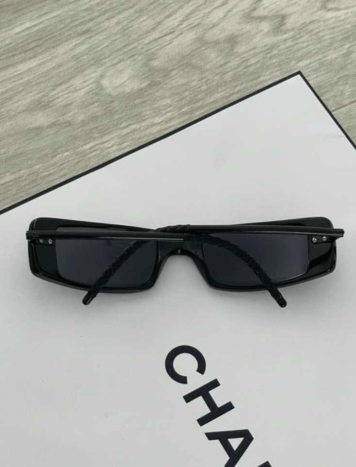 Chanel CHANEL Sunglasses Rimless Rhinestone 4017 Shields Size ONE SIZE - 4 Thumbnail