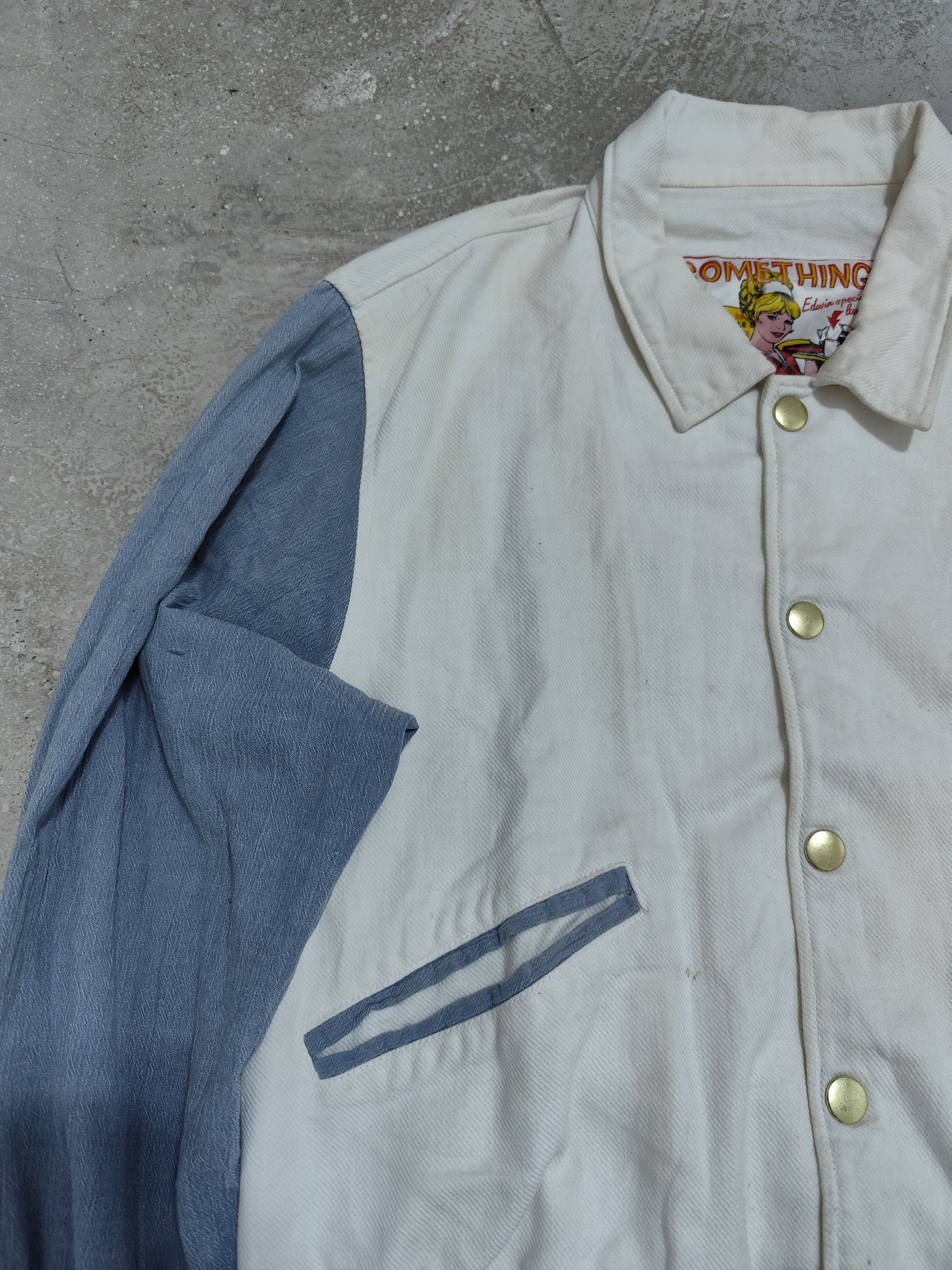 Edwin Vintage Something by Edwin varsity jacket boxy fit Size US M / EU 48-50 / 2 - 3 Thumbnail