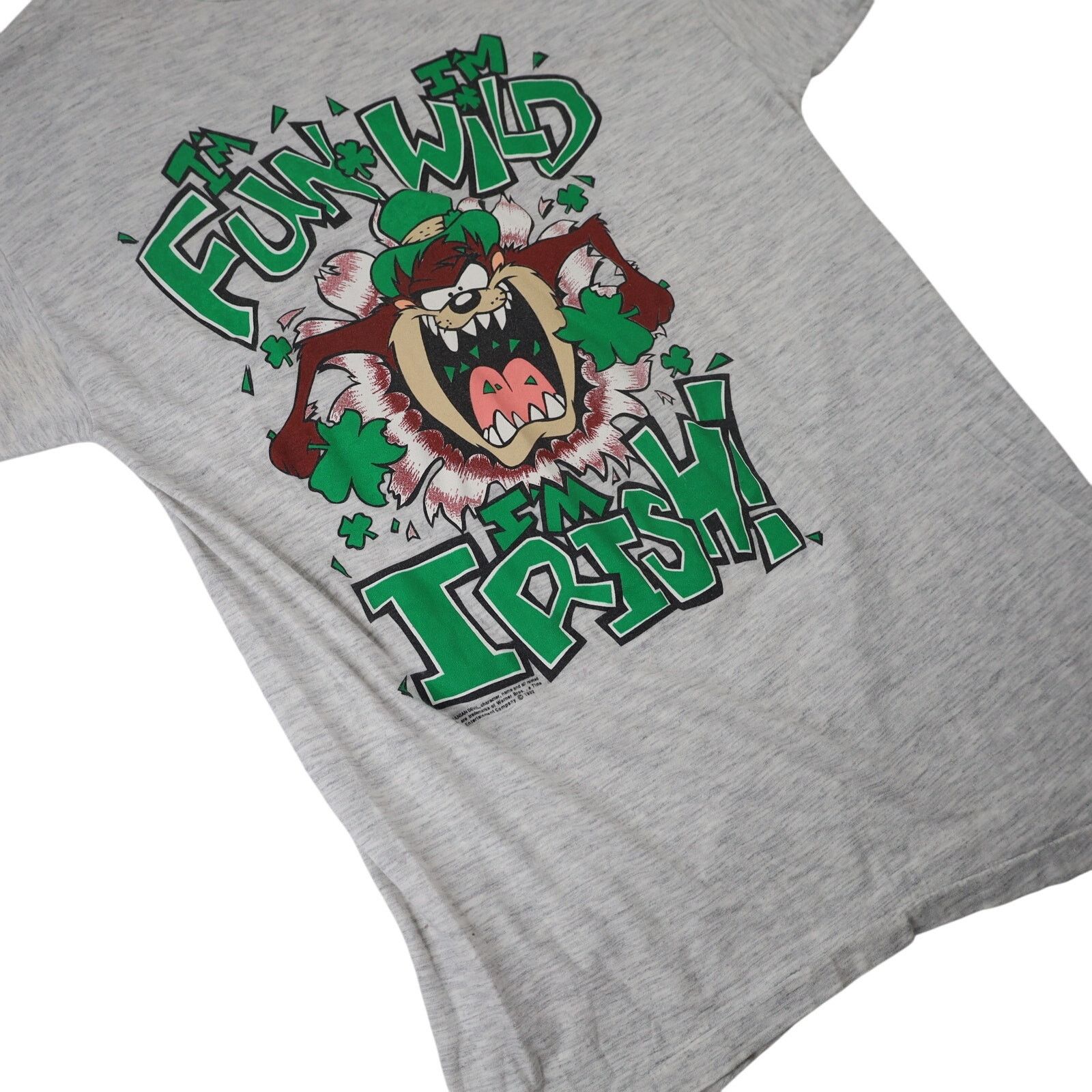 Vintage Vintage Taz "Im Irish" St Patrick's Day Graphic T Shirt Size US M / EU 48-50 / 2 - 3 Thumbnail
