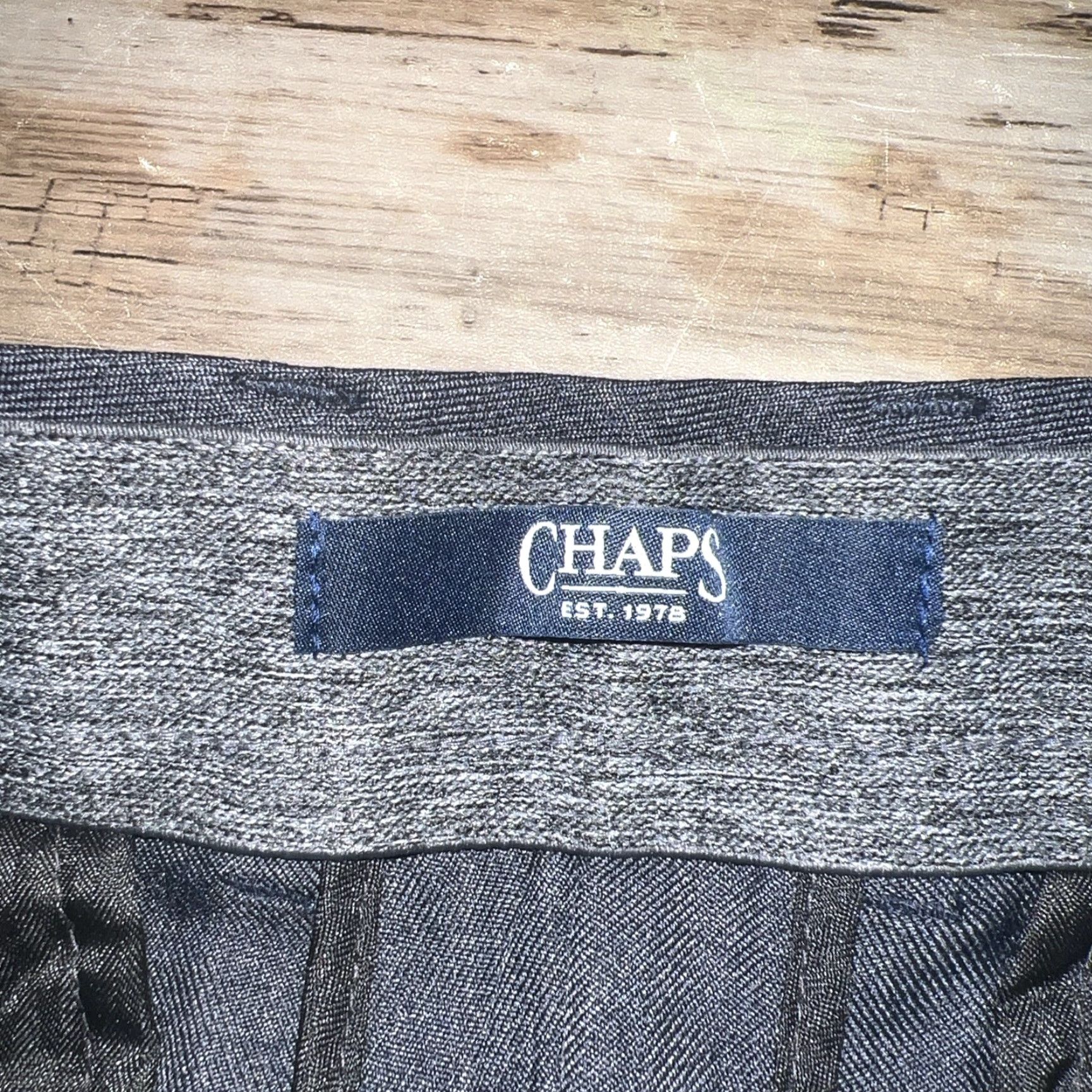 Chaps Chaps Slim Fit Dress Pants Mens 32x30 Blue Size US 30 / EU 46 - 5 Thumbnail