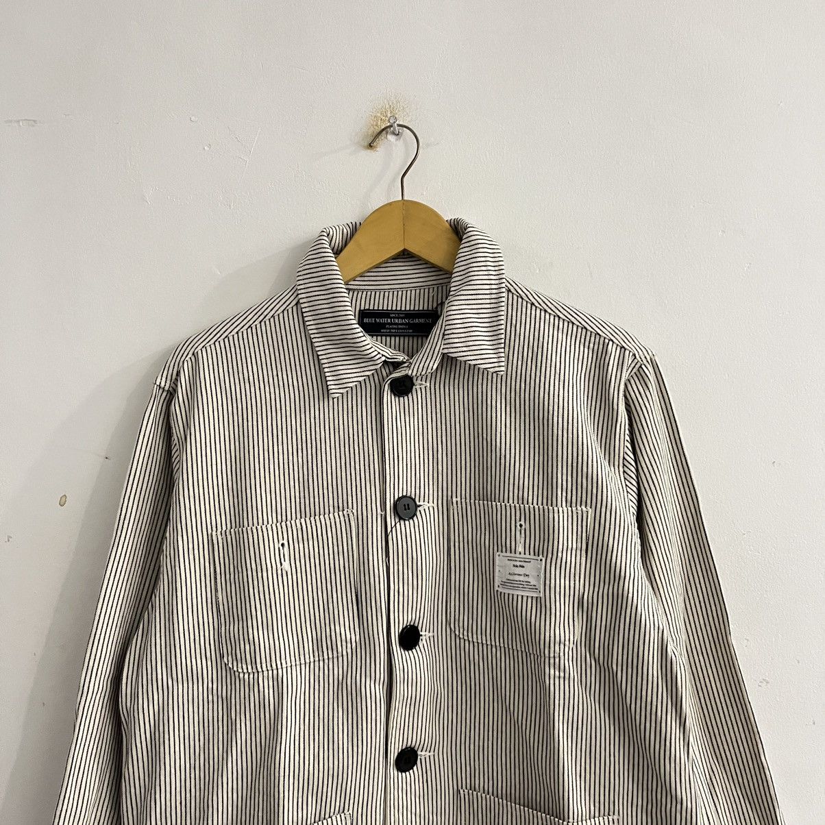 Japanese Brand Urban Garment Striped Chore Button Up Size US L / EU 52-54 / 3 - 2 Thumbnail