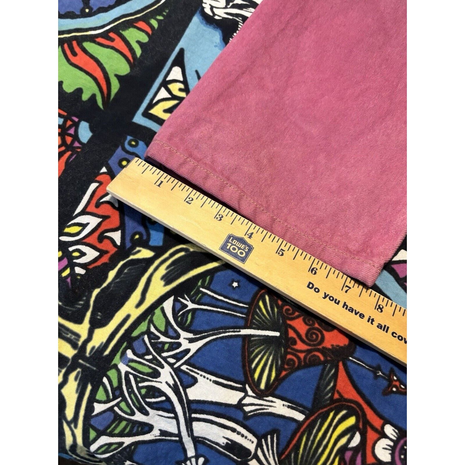 Other Vintage y2k crest pink black Capris Jorts hip hop NWT 13/14 Size US 28 / EU 44 - 8 Thumbnail