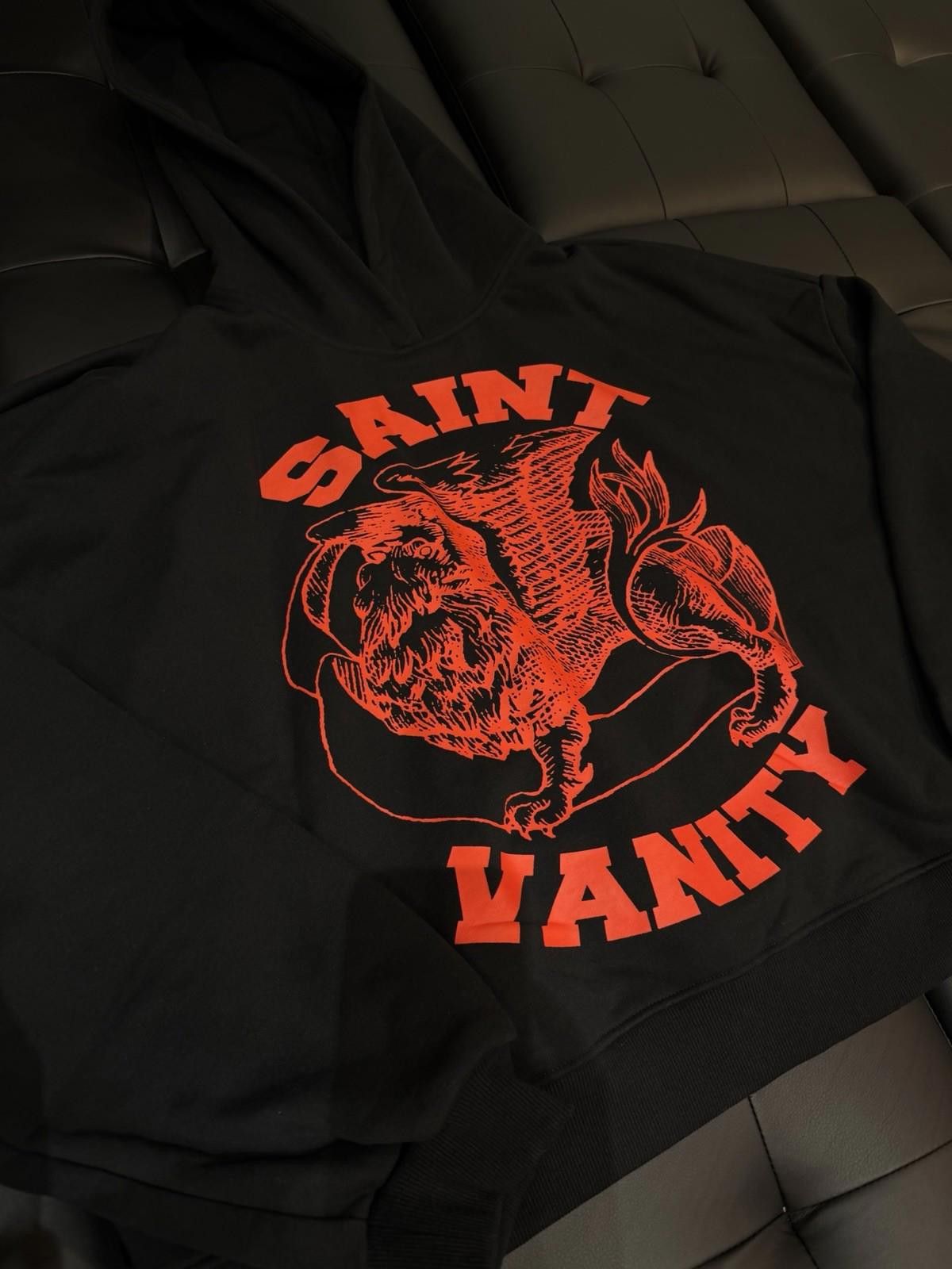 Saint Vanity Size XXL - Saint Vanity Pullover Hoodie Black Red 2025 NEW Size US XXL / EU 58 / 5 - 3 Thumbnail