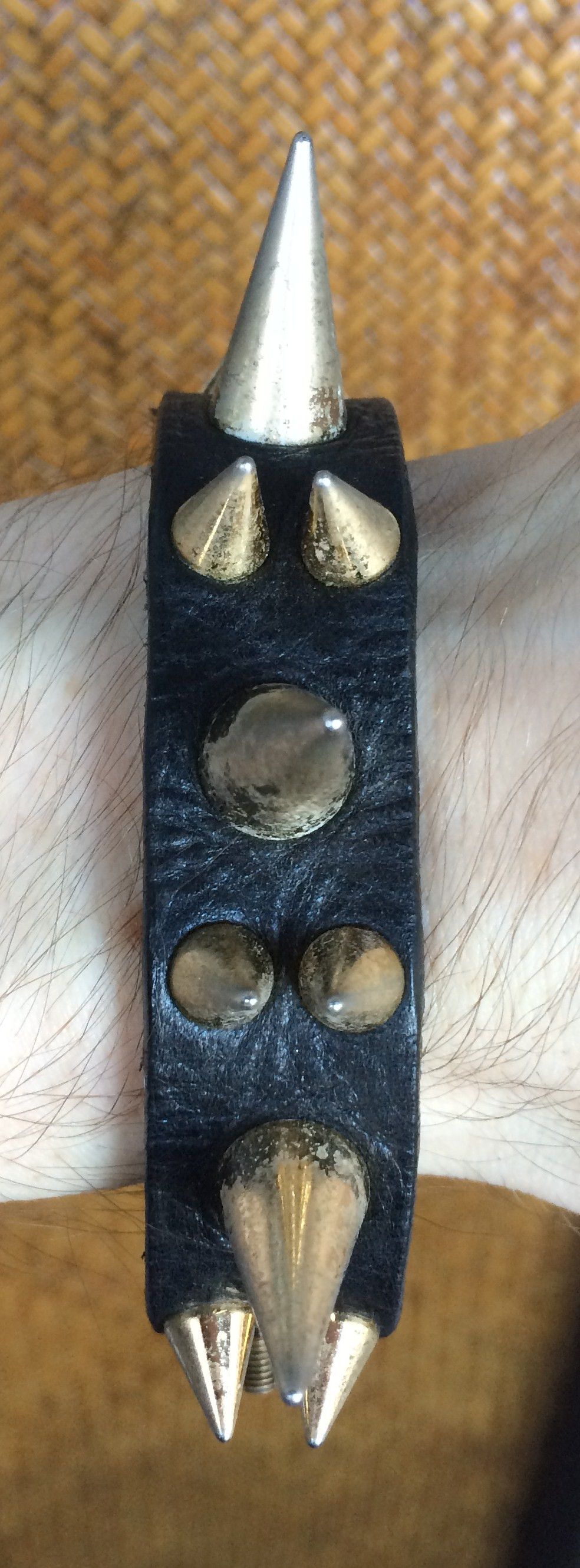 Undercover Undercover Studded Spiked Leather Bracelet Size ONE SIZE - 8 Thumbnail
