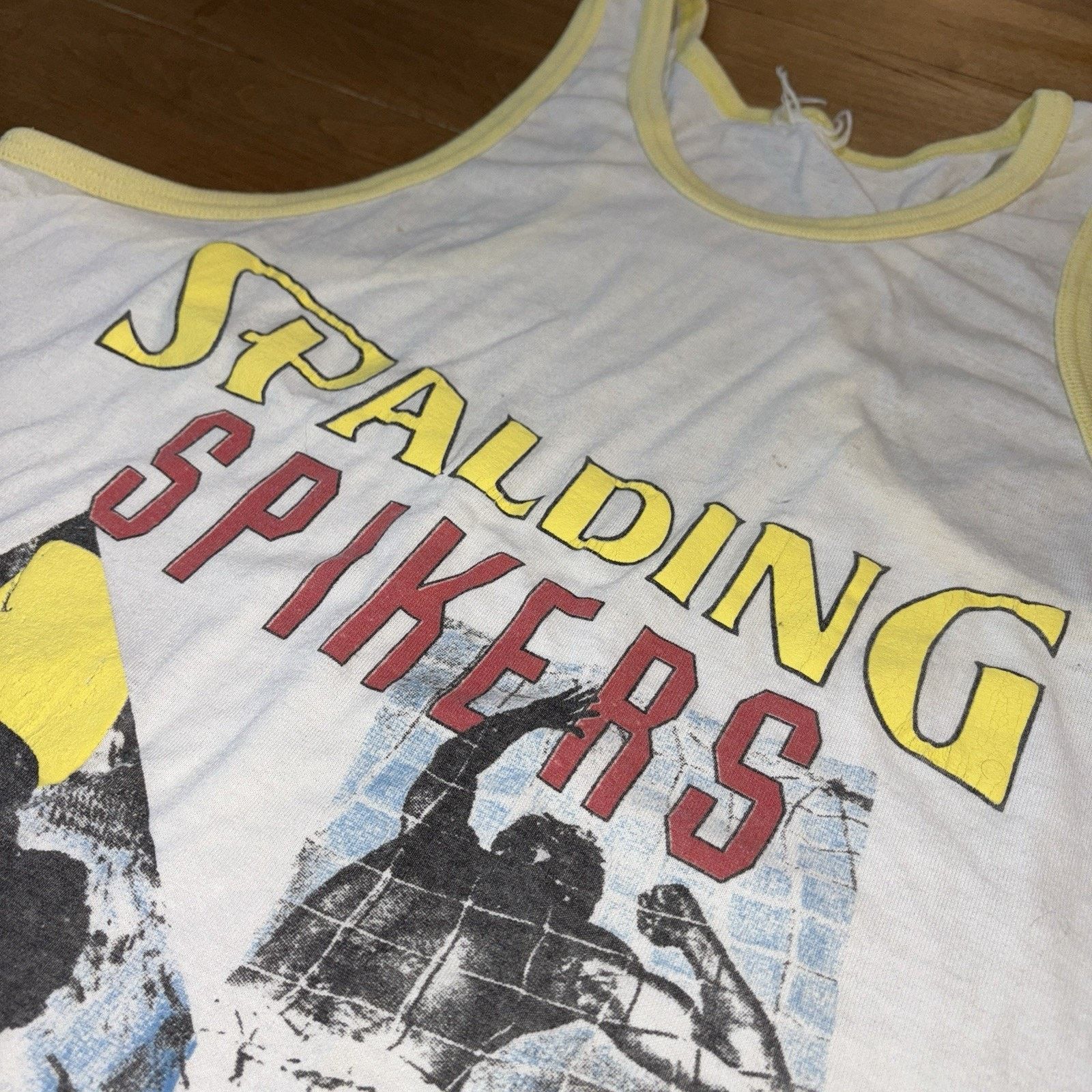 Spalding Vintage 1980s Spalding "Spikers" vintage volleyball tank top Size US M / EU 48-50 / 2 - 3 Thumbnail