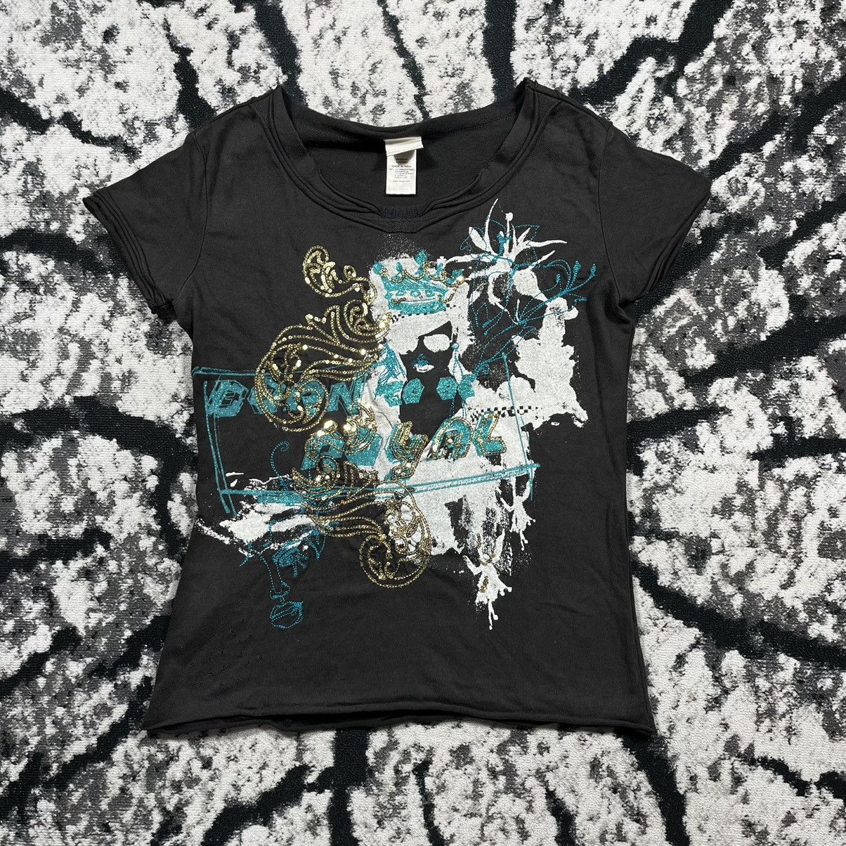 Diesel VINTAGE Y2K DIESEL CRAZY TSHIRT TEE LOGO SWAG DRIP Size L / US 10 / IT 46 - 1 Thumbnail