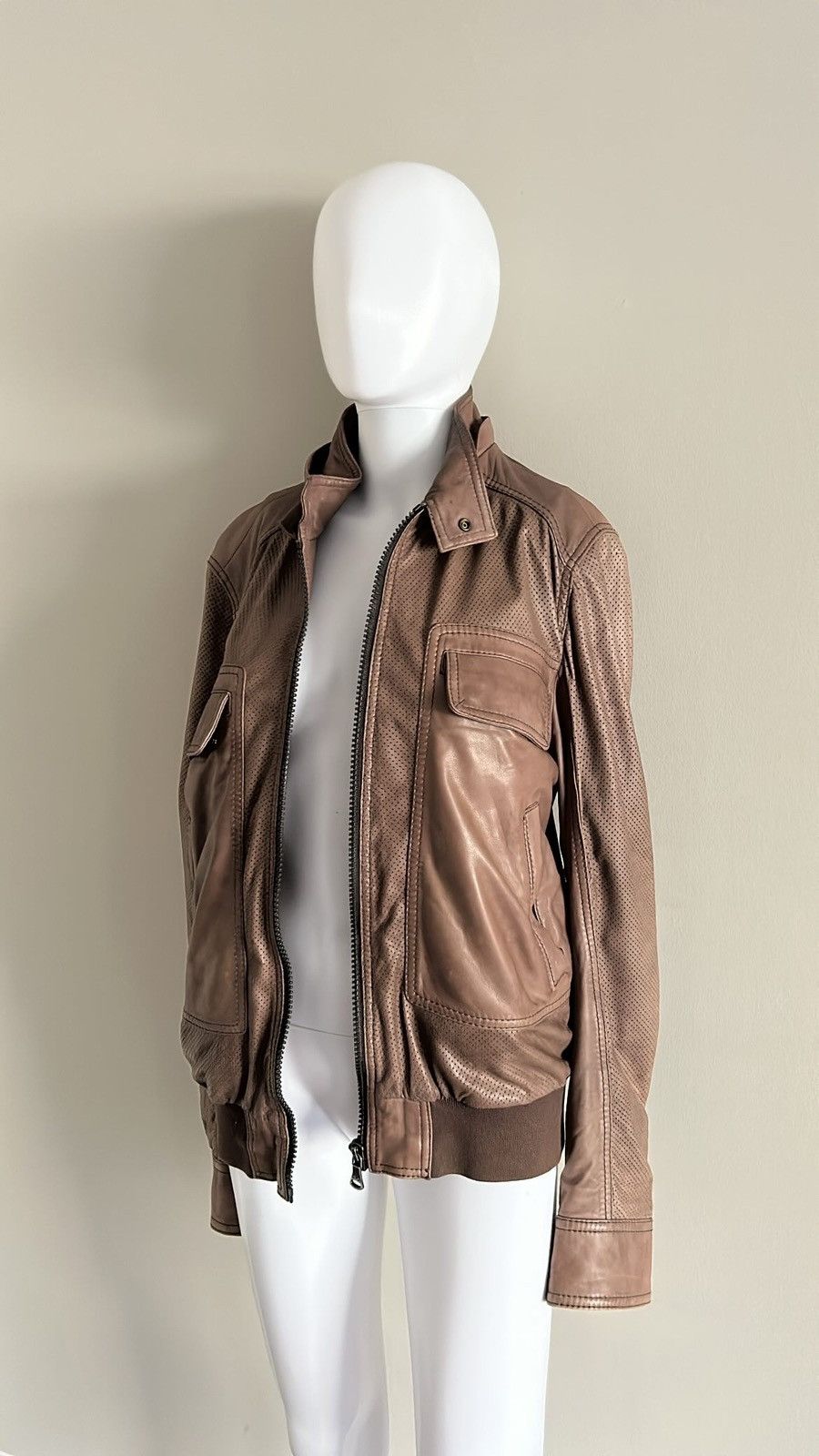 Dolce & Gabbana Lambskin Hooded Leather Jacket Size US M / EU 48-50 / 2 - 7 Thumbnail
