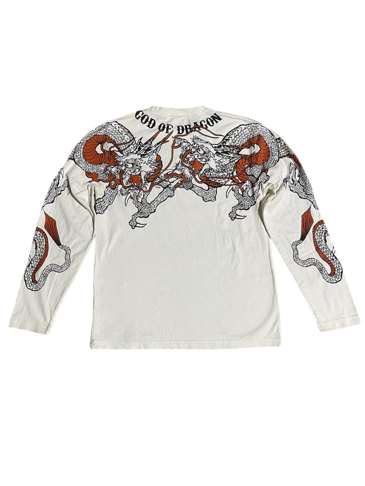 Japanese Brand Buddhistic Art x Dragon Motif RARE ‼️ Size US L / EU 52-54 / 3 - 2 Thumbnail