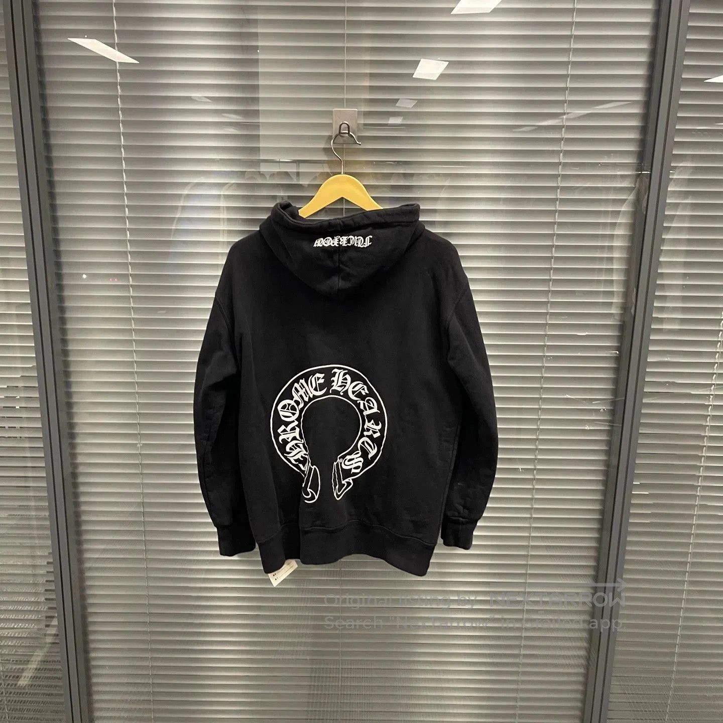 Chrome Hearts Black Zip-Up Hoodie with Graphic Sleeves. Size US M / EU 48-50 / 2 - 2 Thumbnail