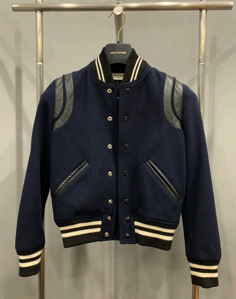Saint Laurent Paris Saint Laurent Paris Collar baseball jacket-2506 Size US XS / EU 42 / 0 - 1 Thumbnail