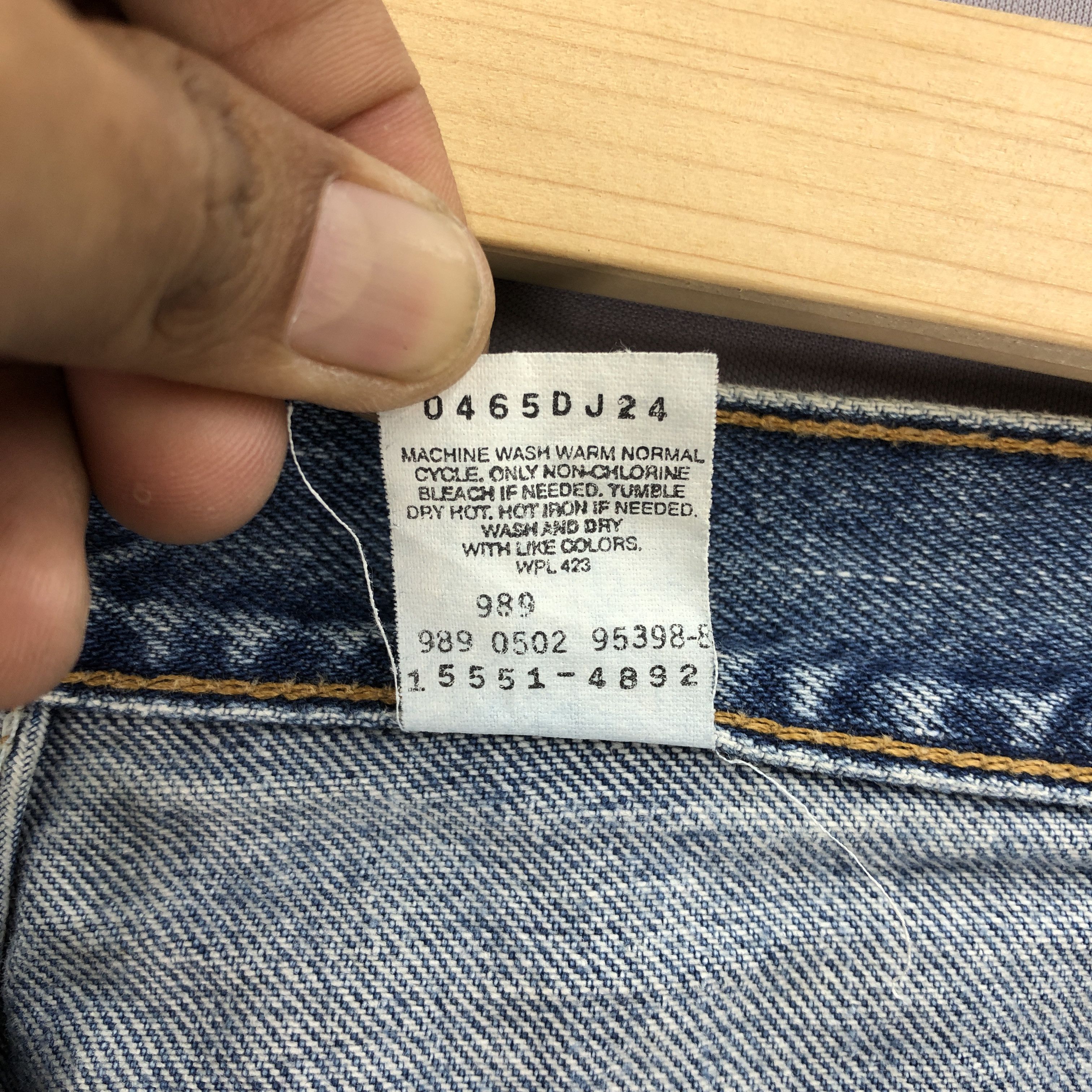 Levi's Vintage 90s Levis Stonewash Jeans Levi's Baggy Tapered Denim Size US 32 / EU 48 - 7 Thumbnail