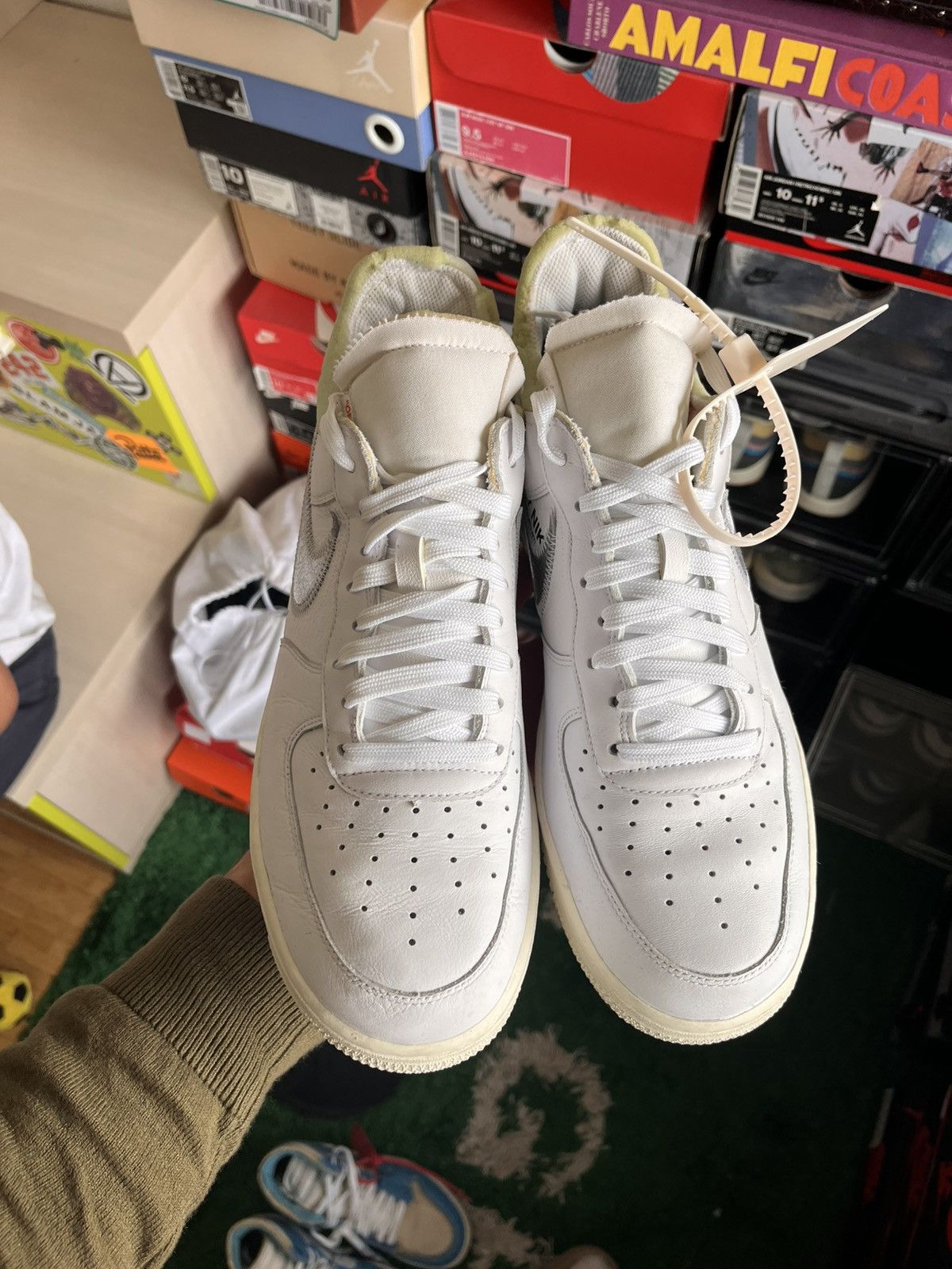 Virgil Abloh Air Force 1 Off-White ComplexCon Size US 10 / EU 43 - 2 Thumbnail