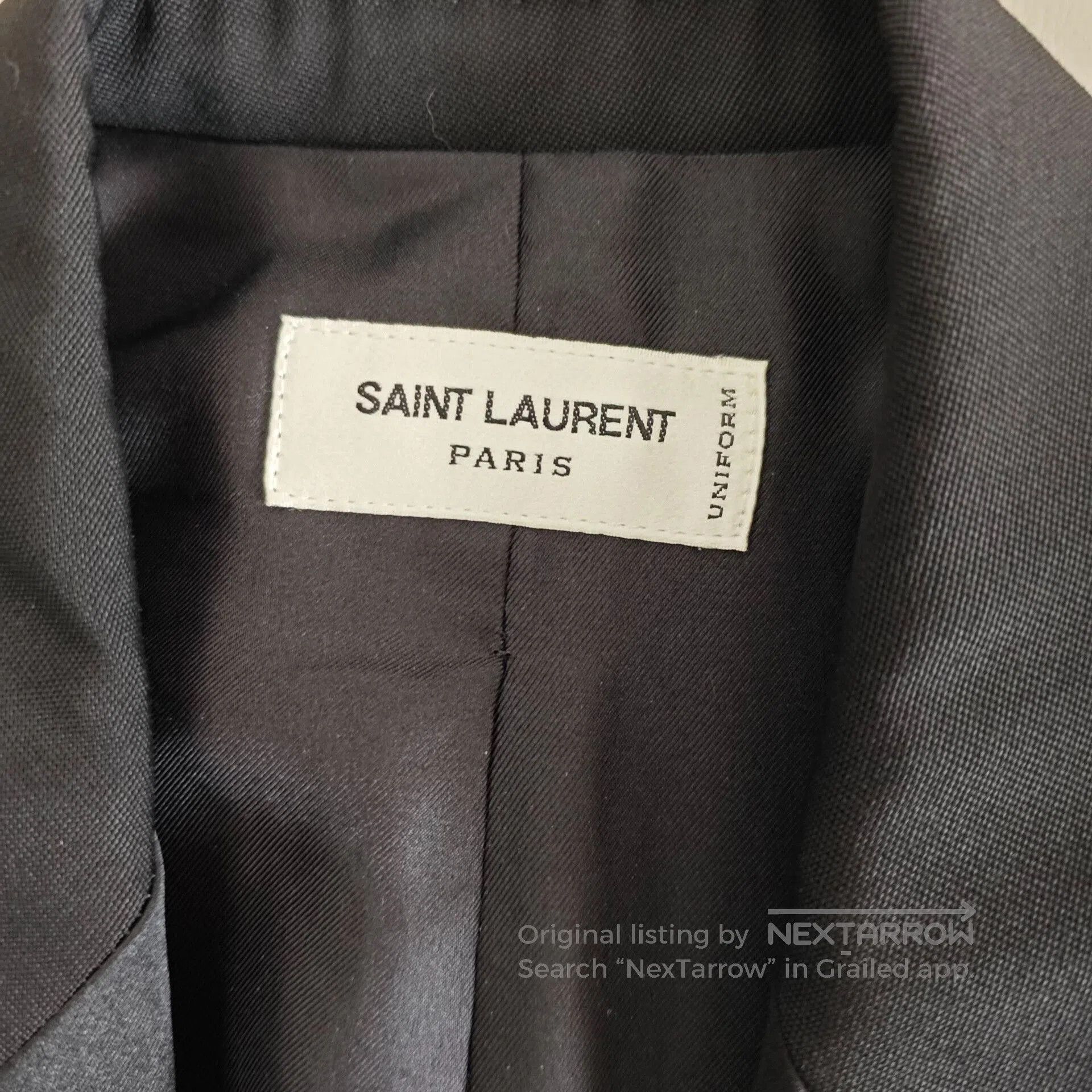 Yves Saint Laurent YSL Le Smoking Silk Peak Lapel Blazer 36. Size XS / US 0-2 / IT 36-38 - 3 Thumbnail