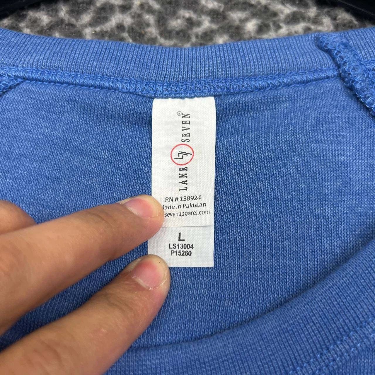 Other Lane Seven Sweatshirt Women Blue Pullover Crew Neck New L Size L / US 10 / IT 46 - 5 Thumbnail