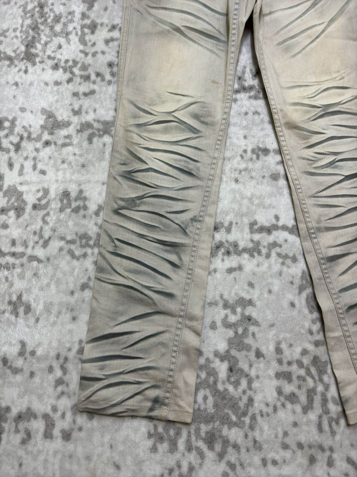 Hysteric Glamour Vintage Y2K Semantic Design Claw Mark Acid Wash Denim Jeans Size US 29 - 8 Thumbnail