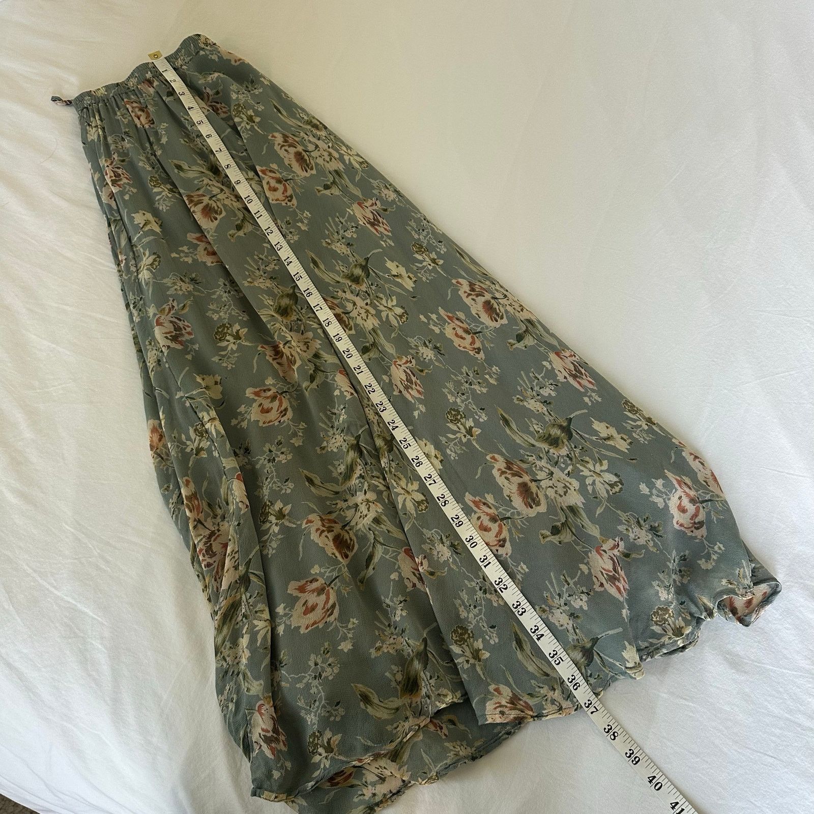 Other Women's Maxi 90s Full Flowy Floral Skirt Sarah Arizona XL Size 36" / US 14 / IT 50 - 7 Thumbnail