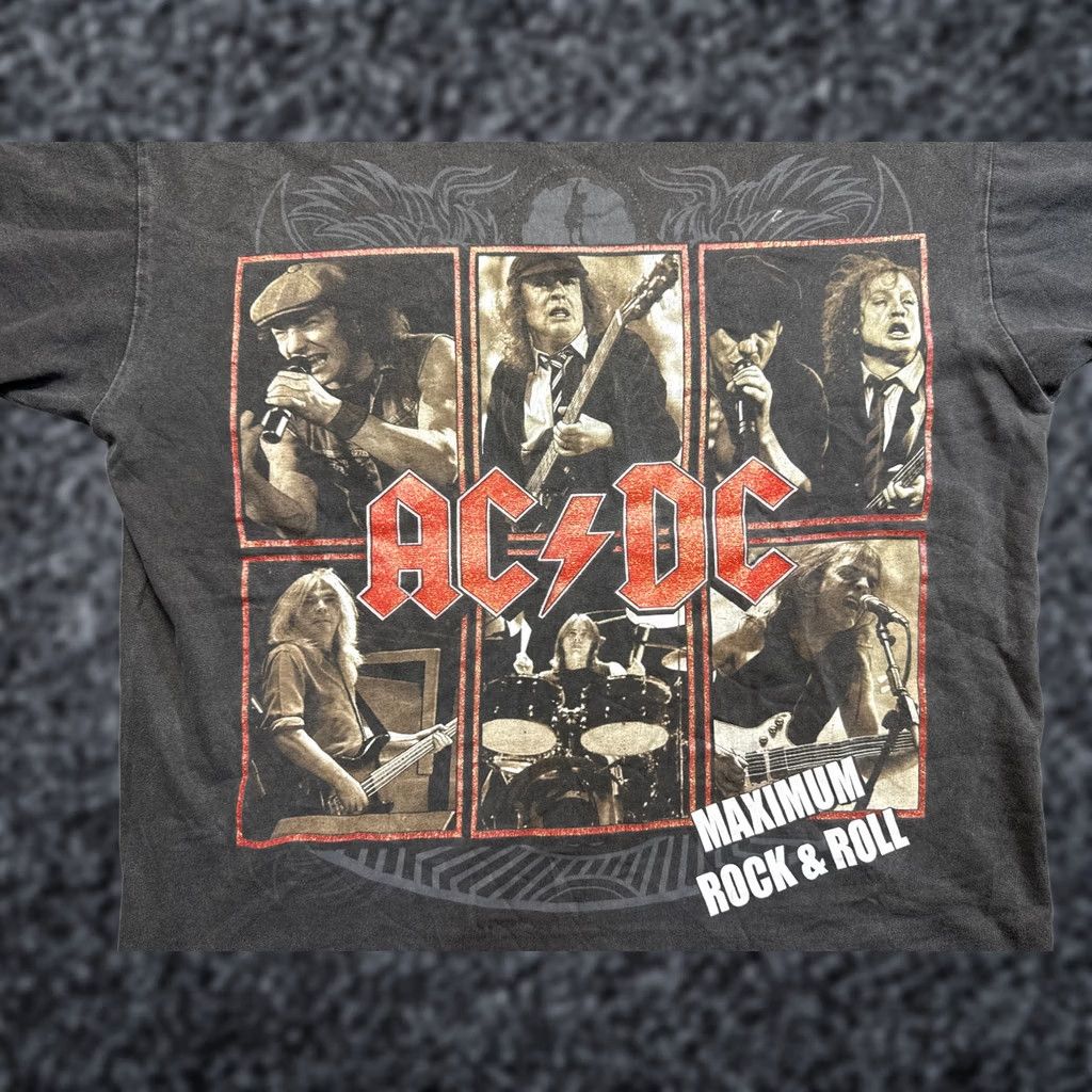Vintage Rock Chang AC DC max & roll black shirt mens size L Size US L / EU 52-54 / 3 - 1 Thumbnail