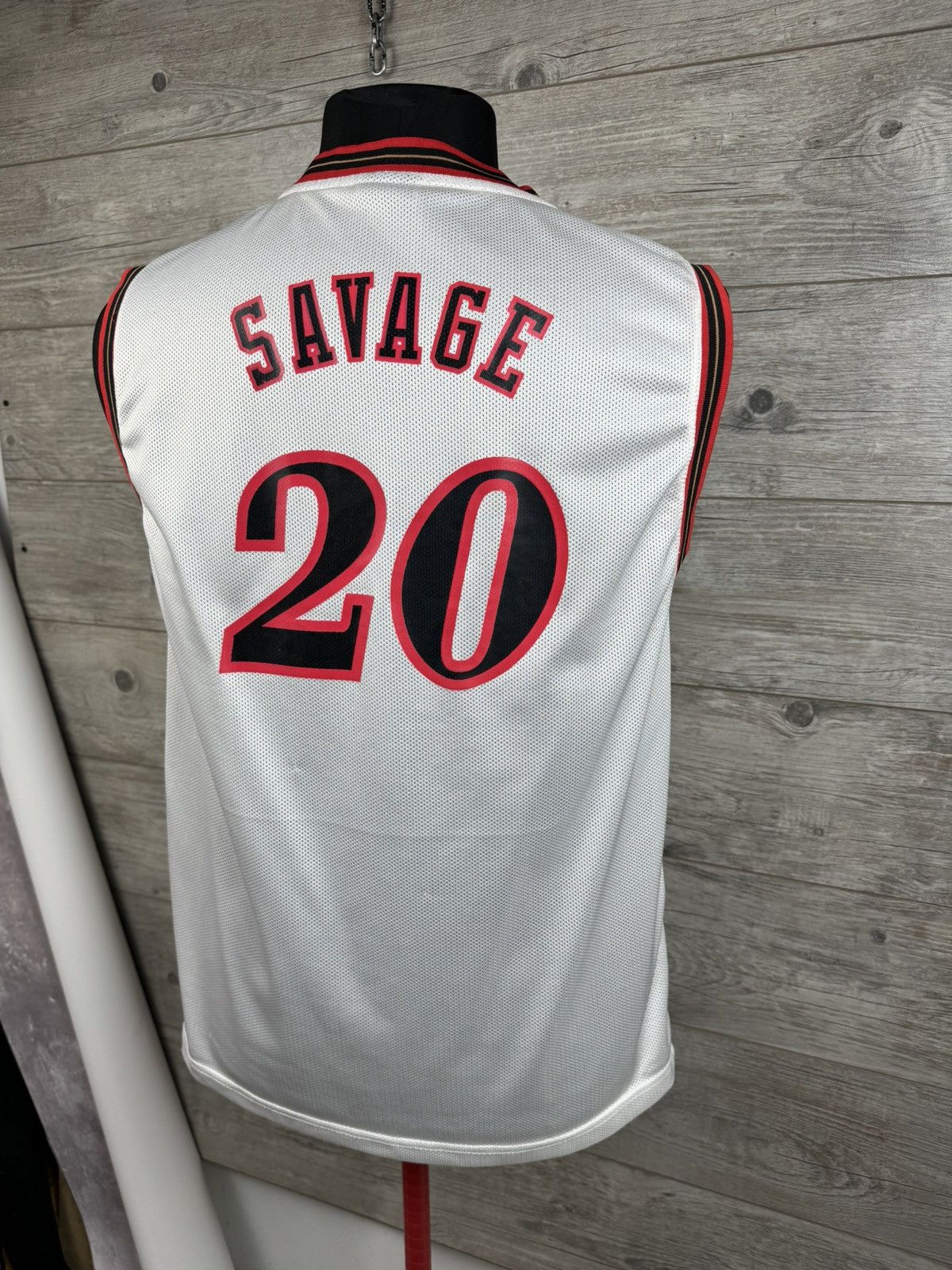 NBA ADIDAS NBA 90s Philadelphia Jersey 🇯🇪 Basketball Savage 20 Size US M / EU 48-50 / 2 - 3 Thumbnail