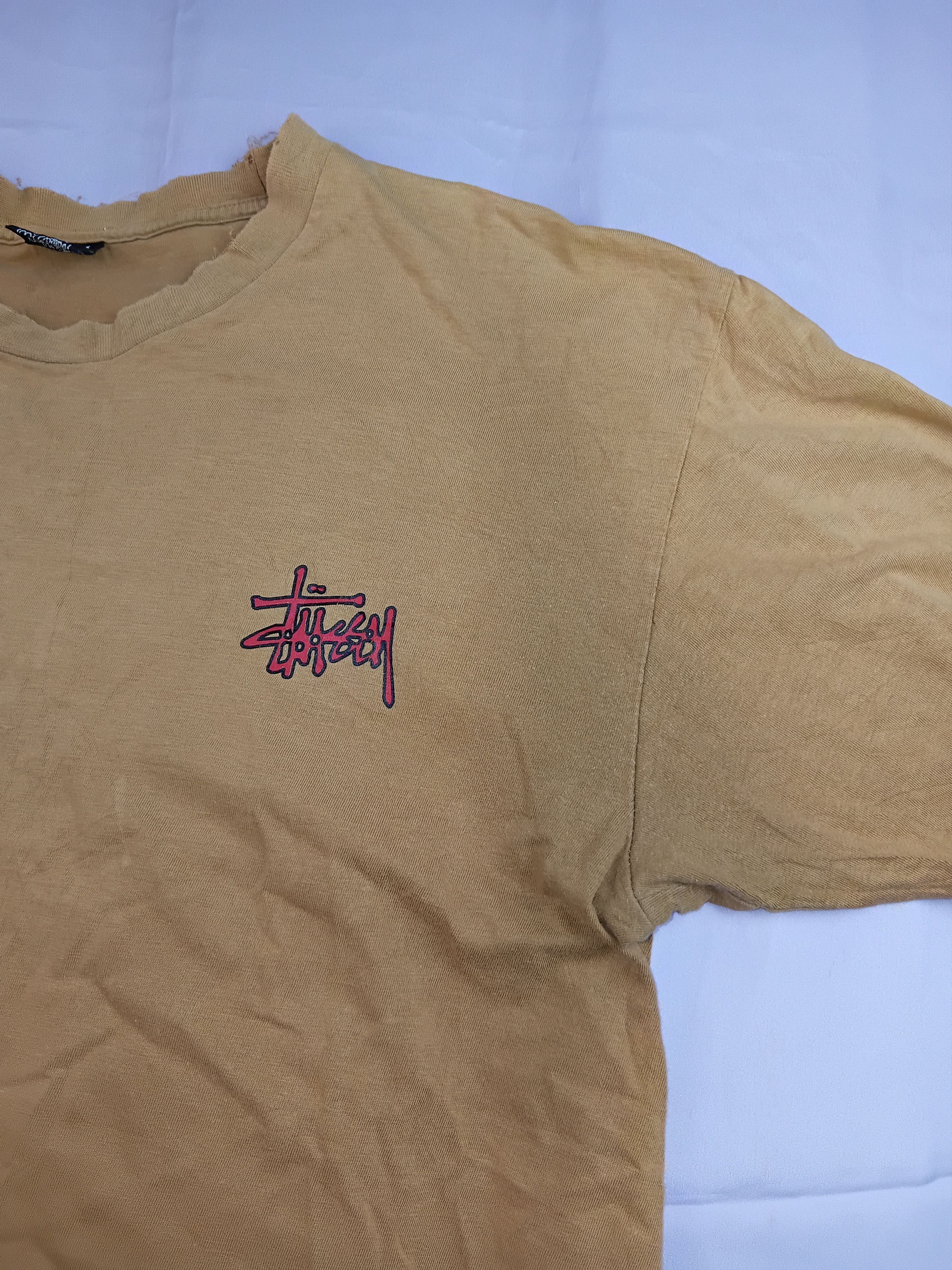 Stussy Vintage 90s Stussy 'excuse me for what I'm' T Shirt RARE! Size US XL / EU 56 / 4 - 7 Thumbnail