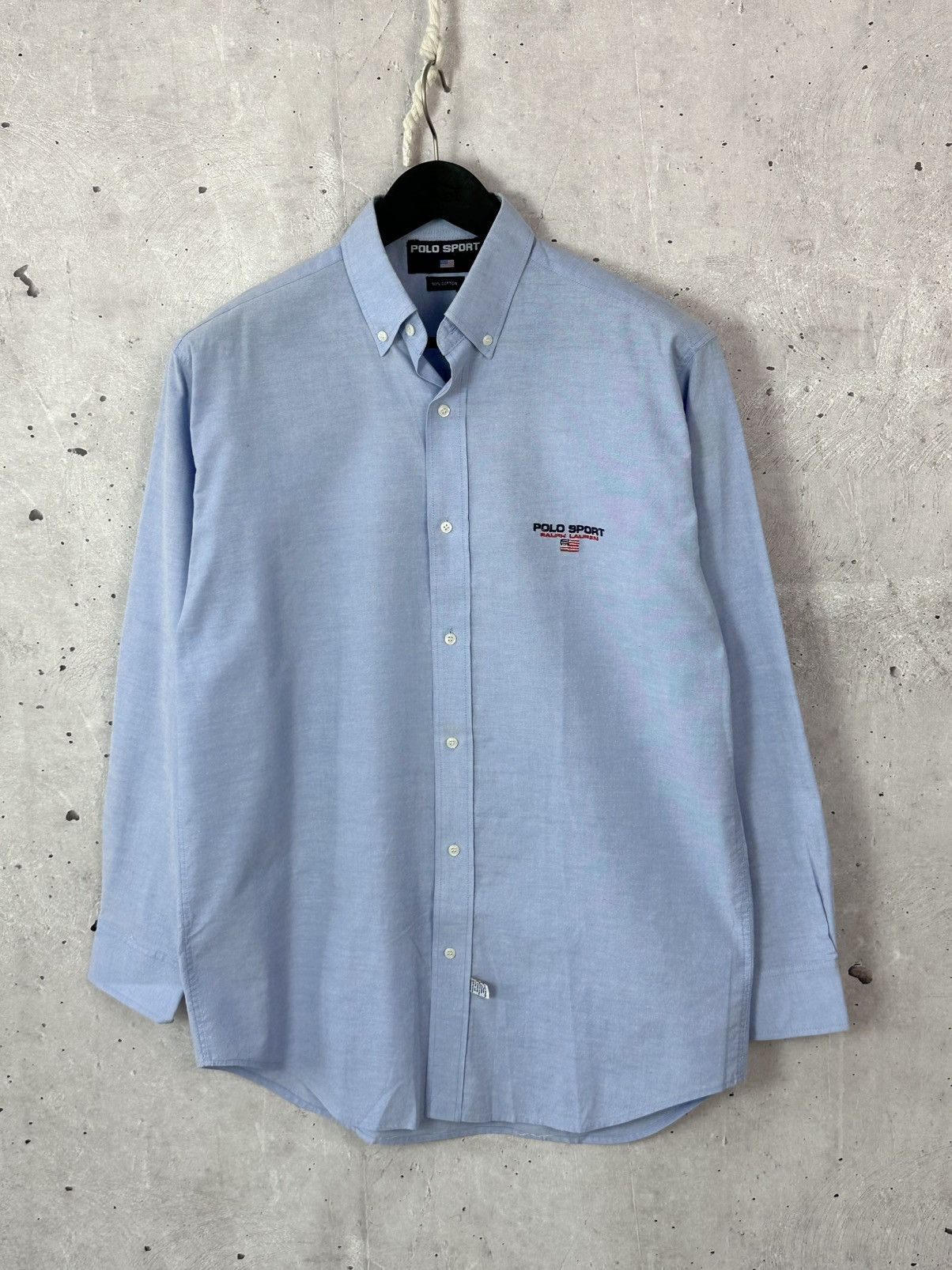 Vintage Polo Sport Ralph Lauren Logo Blue Shirt