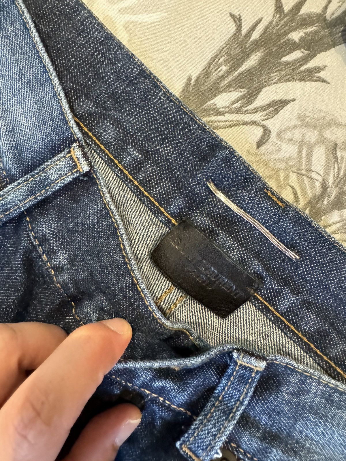 Saint Laurent Paris Saint laurent jeans denim Size US 31 - 4 Thumbnail