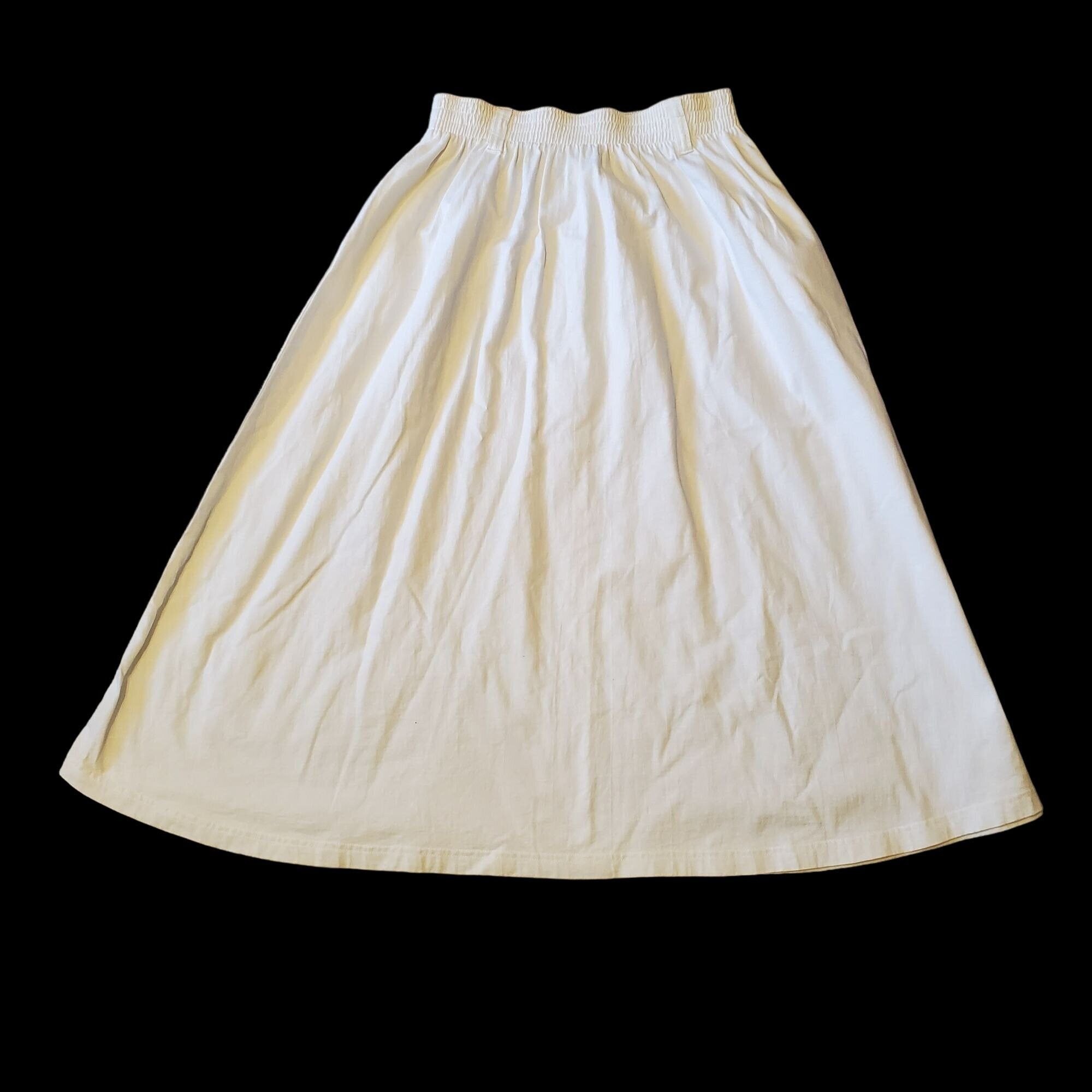 Other Sportables L White Modest Long Maxi Skirt A Line Church Home Size 31" - 1 Thumbnail