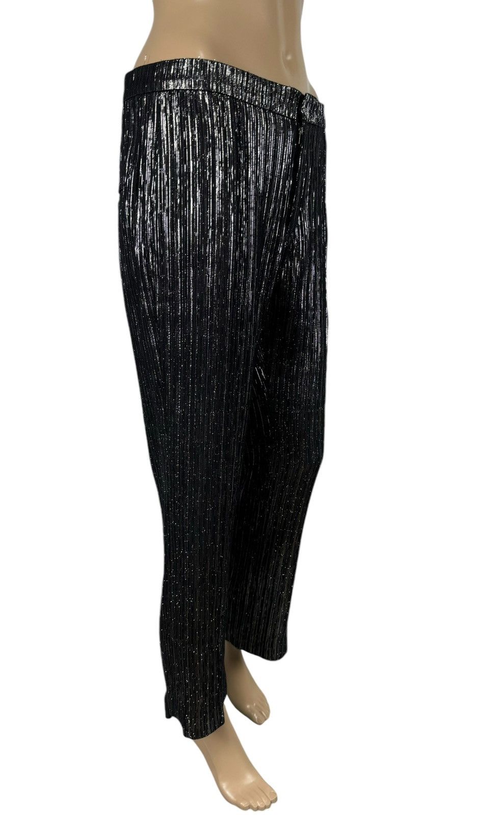 Isabel Marant Isabel Marant Metalized Shiny Pants Viscose-Silk size 38 Size 27" / US 4 / IT 40 - 3 Thumbnail