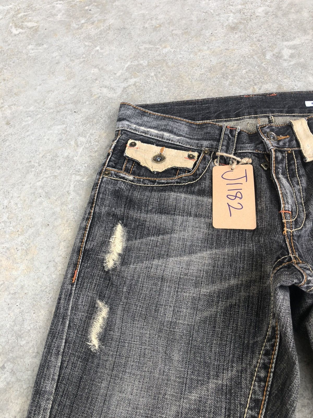 semanticdesign Semantic Design Flared Jeans Distressed Jeans Size US 32 / EU 48 - 14 Thumbnail