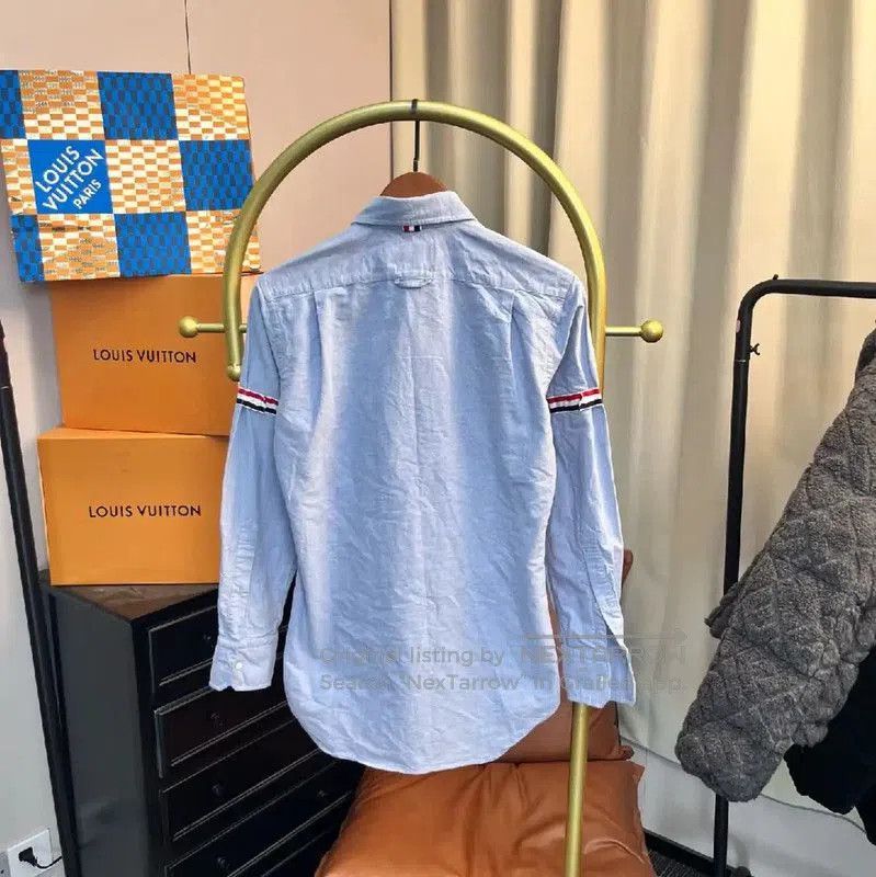 Thom Browne Thom Browne Blue Cotton Women's Shirt . Size XXS / US 00 / IT 34 - 2 Thumbnail