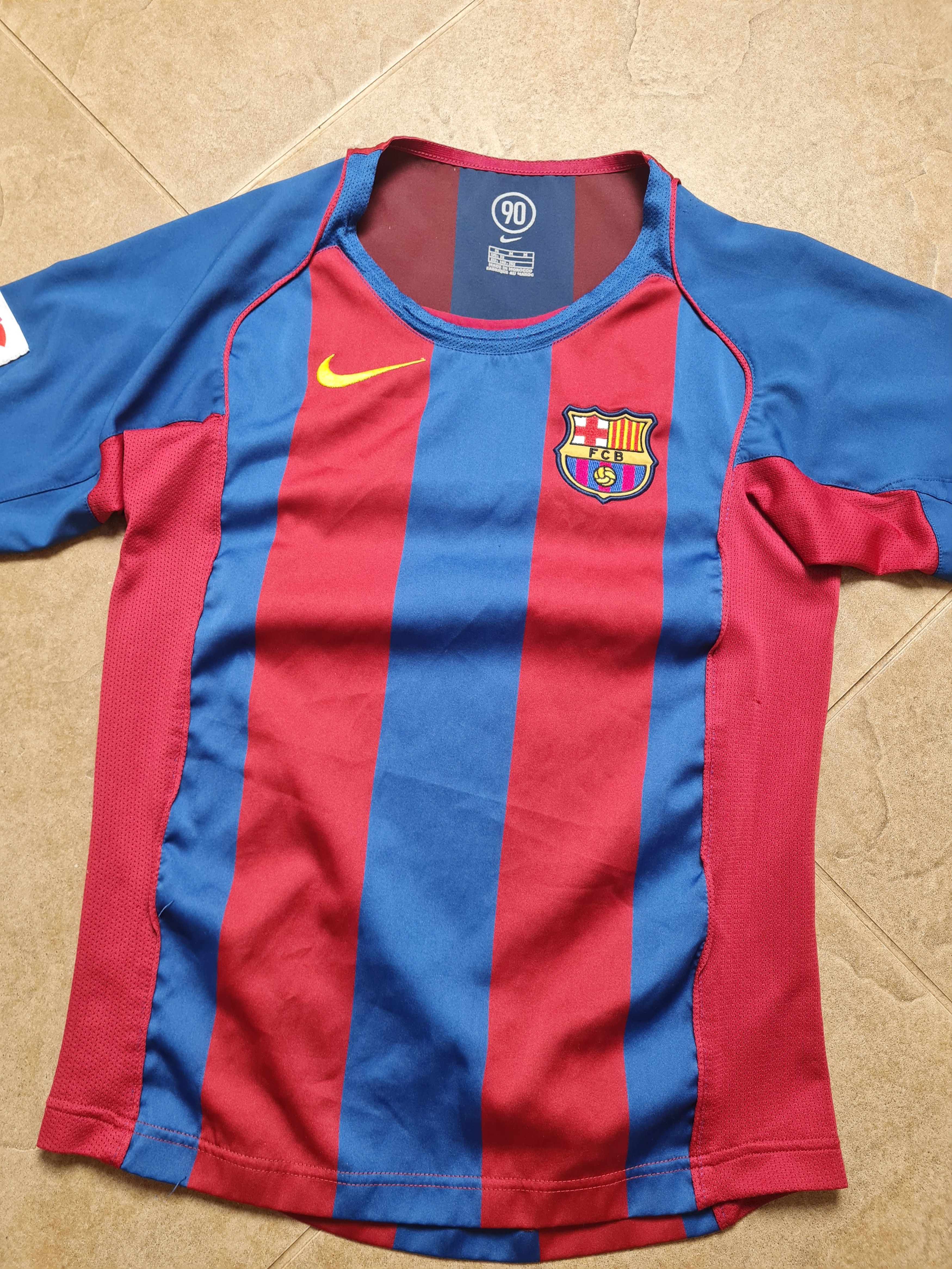 Nike Jersey Barcelona Home football shirt 2004/2005 Soccer Nike Size US XXS / EU 40 - 2 Thumbnail