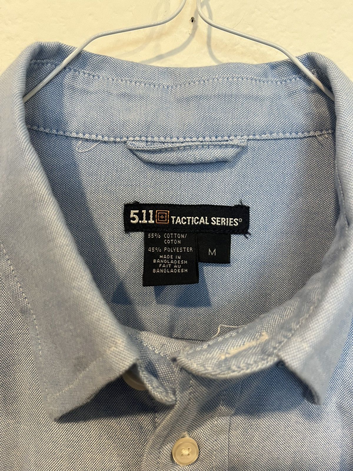 5.11 5.11 Tactical Series Long Sleeve Blue Button Down Shir Size US M / EU 48-50 / 2 - 2 Thumbnail