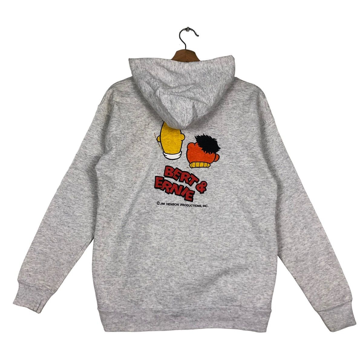 Vintage 🔥90’s VTG HOODIE PULL OVER BERT & ERNIE JIM HENSON PRODT. Size US M / EU 48-50 / 2 - 10 Thumbnail