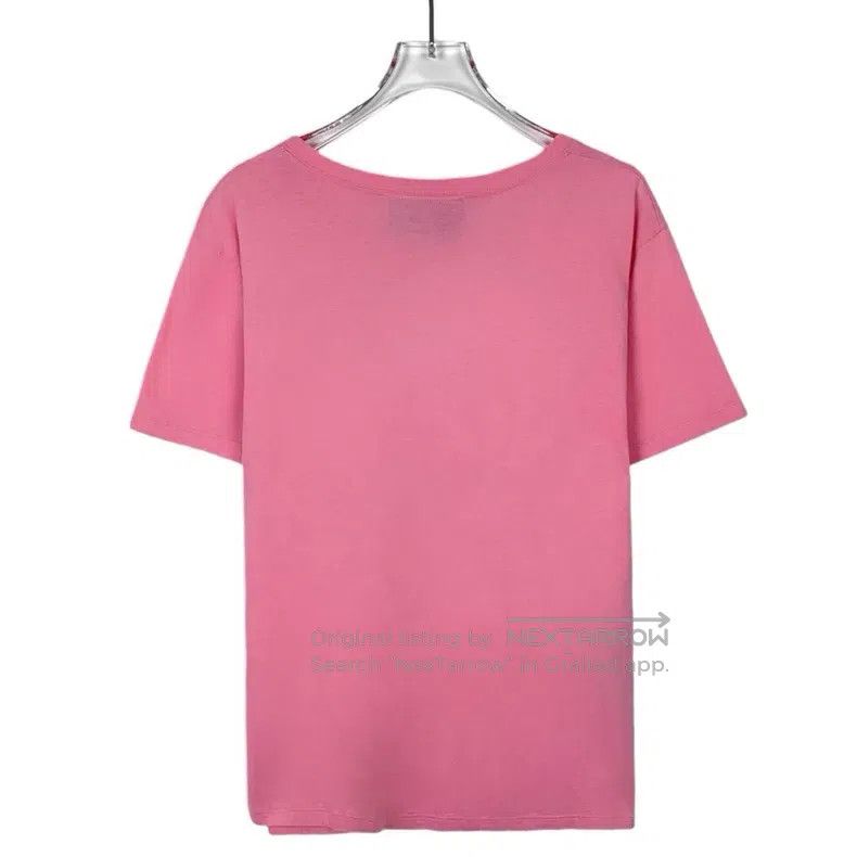 Gucci Gucci Pink Mickey Mouse Printed Cotton Round-neck Short-sl Size S / US 4 / IT 40 - 2 Thumbnail
