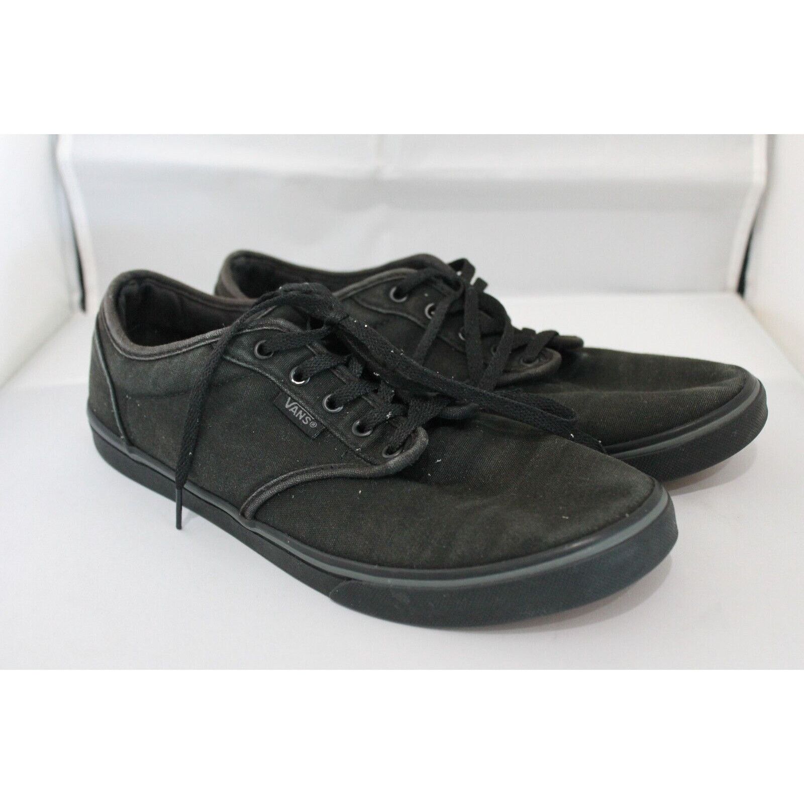 Vans VANS Off The Wall 8.5w/7m Black Low Top Lace Sneaker 721356 Size US 8.5 / IT 38.5 - 4 Thumbnail