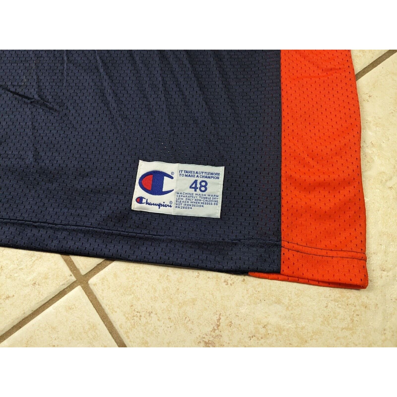 Champion Vtg Denver Broncos Jersey XL 48 Blue Champion Elway #7 NFL Size US XL / EU 56 / 4 - 7 Thumbnail