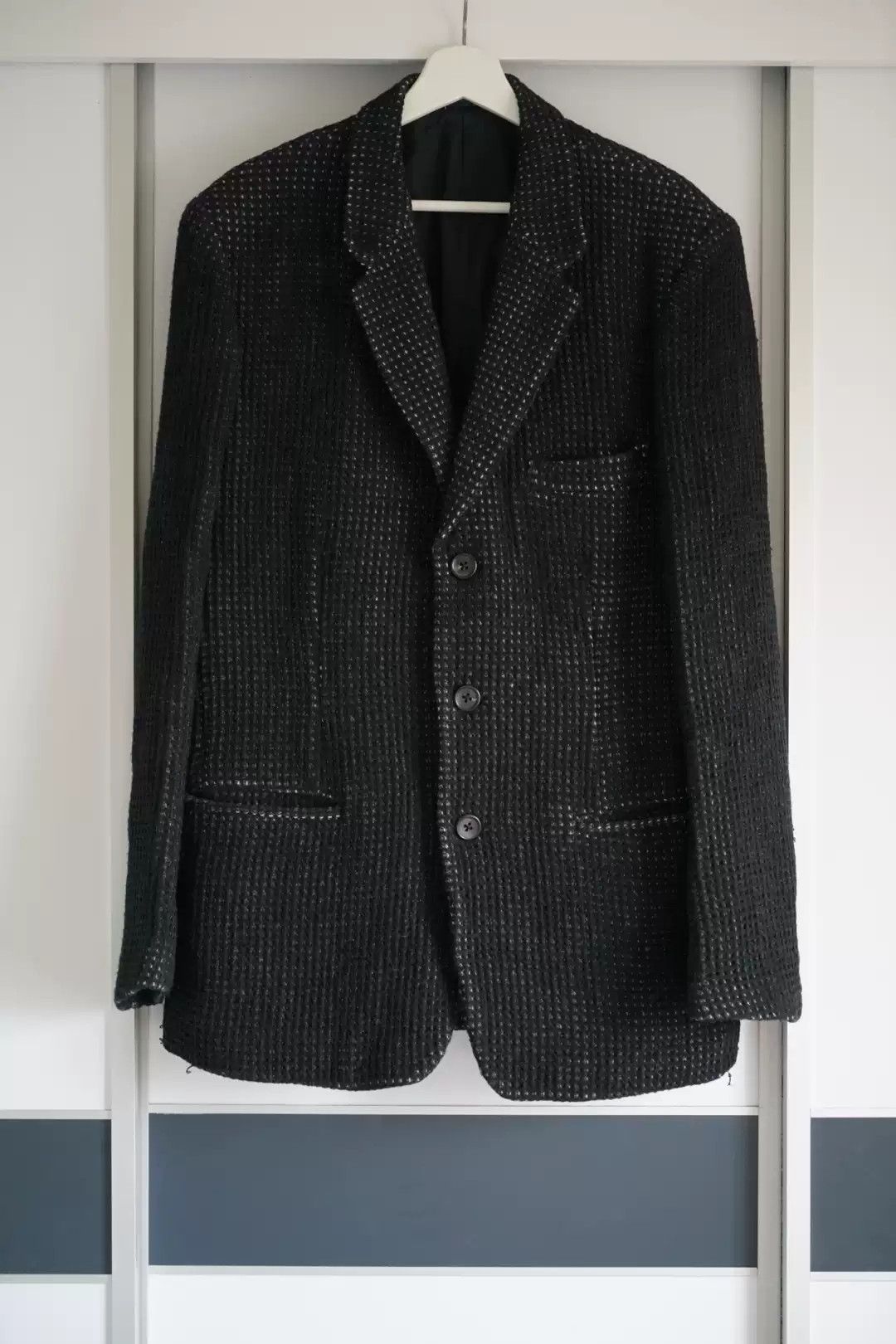 Yohji Yamamoto 97aw Spiny Plaid Blazer