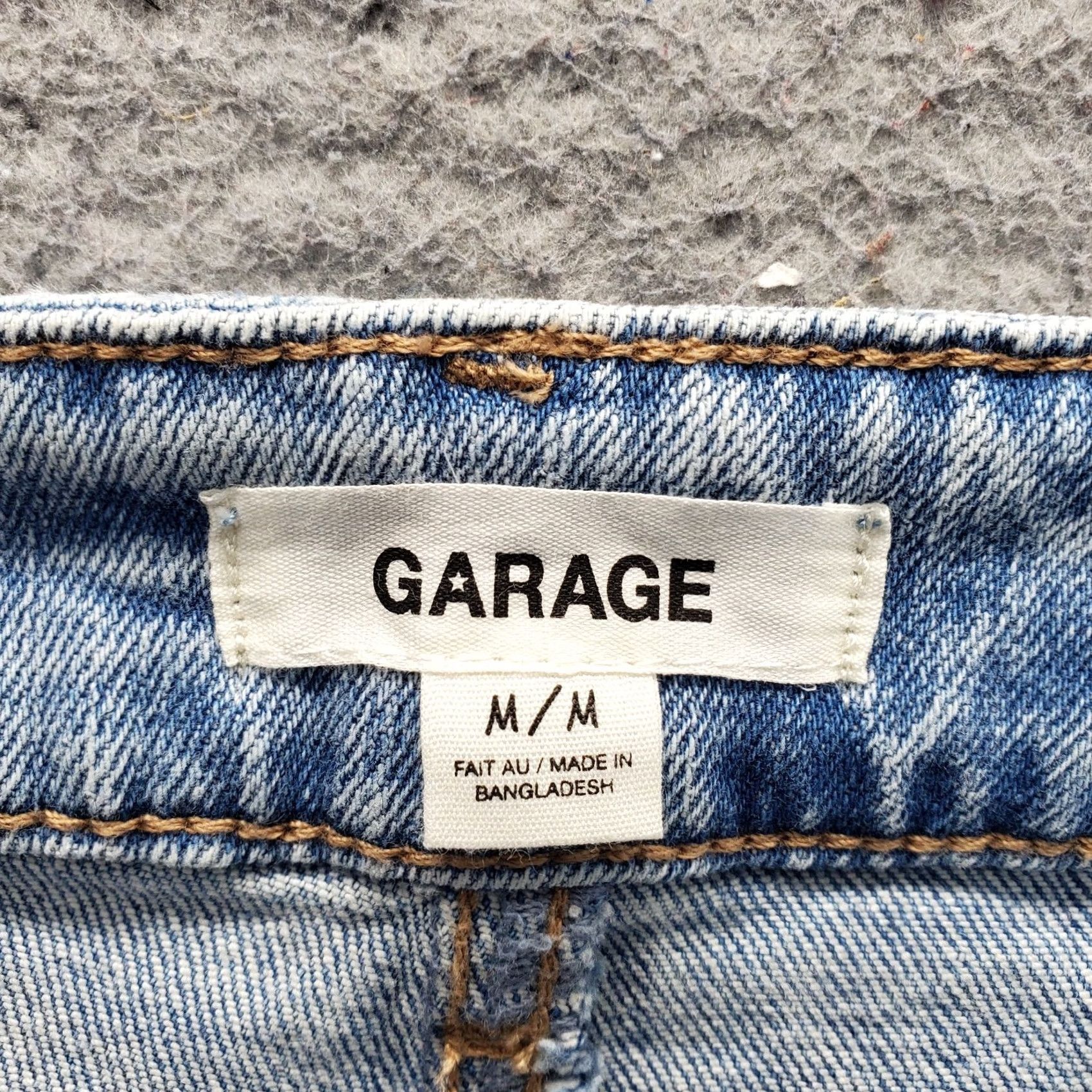 Garage Garage Women Mini Skirt M Blue Denim 5-Pocket Distressed Short 2020s Summer Womens Size M Size 32" / US 10 / IT 46 - 5 Thumbnail