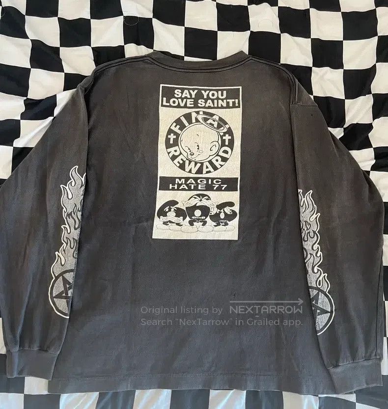 Saint Michael Saint Michael Flame Baby Long Sleeve Size US XL / EU 56 / 4 - 4 Thumbnail