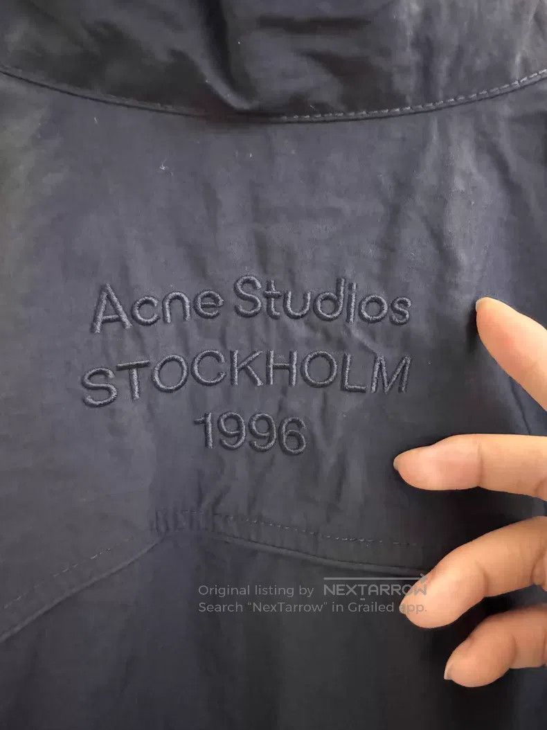 Acne Studios Acne Studios 1996 Series FW25 Casual Logo Embroidered Zip- Size 4XL / US 24-26 - 5 Thumbnail