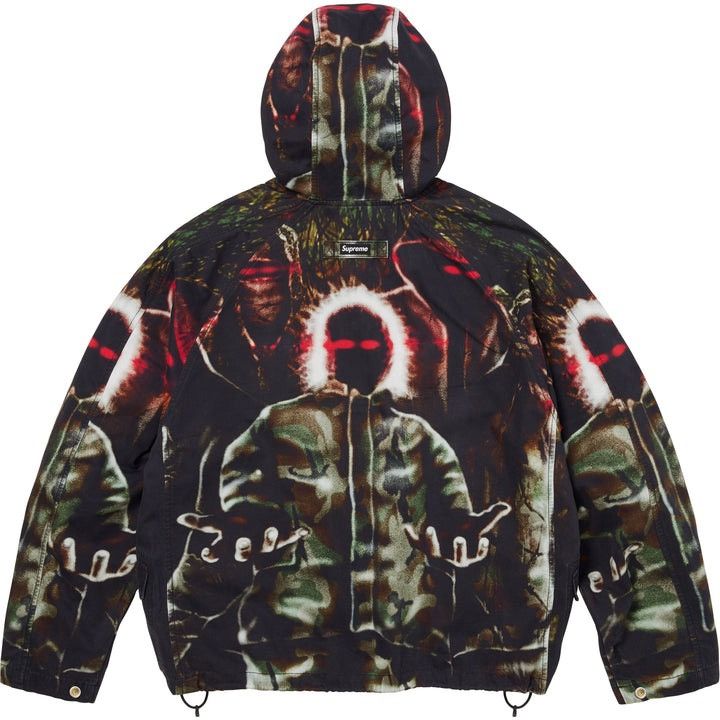 Supreme Supreme hoodie raglan jacket shadows Size US M / EU 48-50 / 2 - 2 Thumbnail