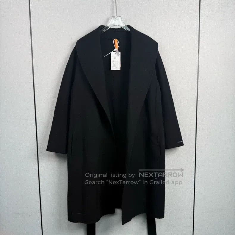 Max Mara Black Overcoat