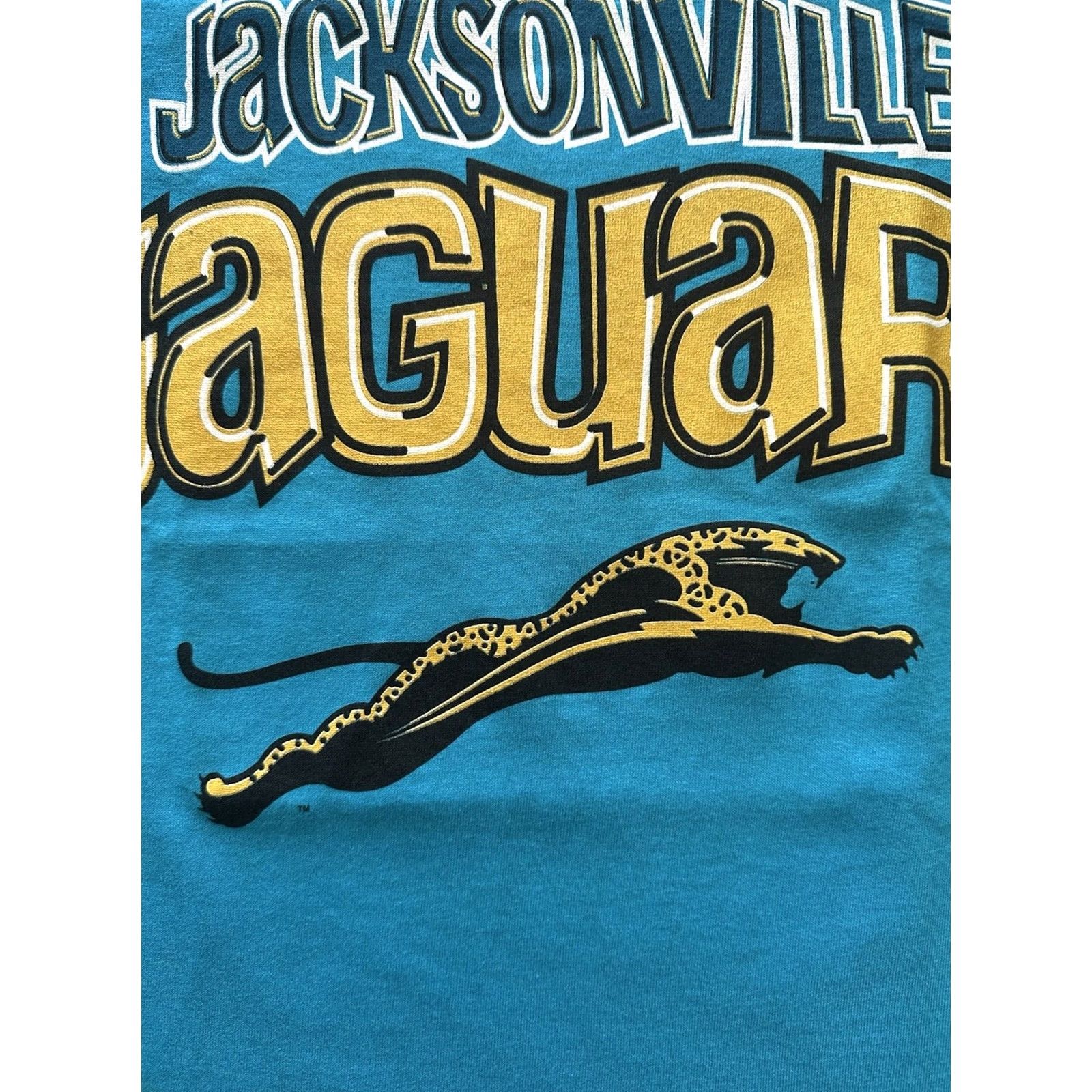 Salem Sportswear VTG 90s Salem Jacksonville Jaguars Banned Logo Tee Men's Graffiti Sz Medium NWOT Size US M / EU 48-50 / 2 - 3 Thumbnail