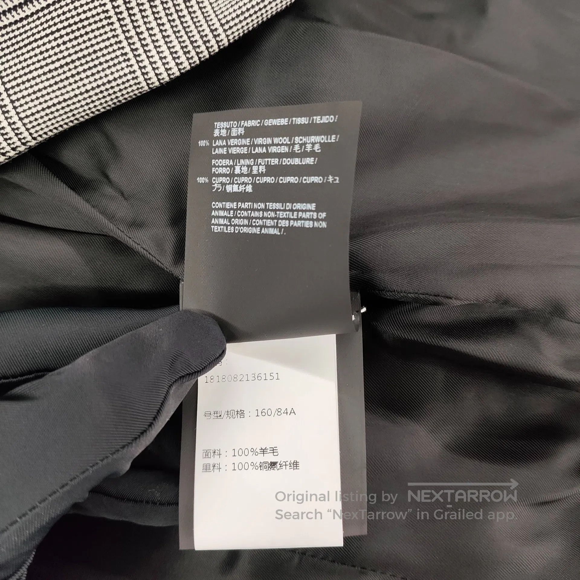 Balenciaga Balenciaga Cotton checkered suit size 36 gray| Size XS / US 0-2 / IT 36-38 - 5 Thumbnail