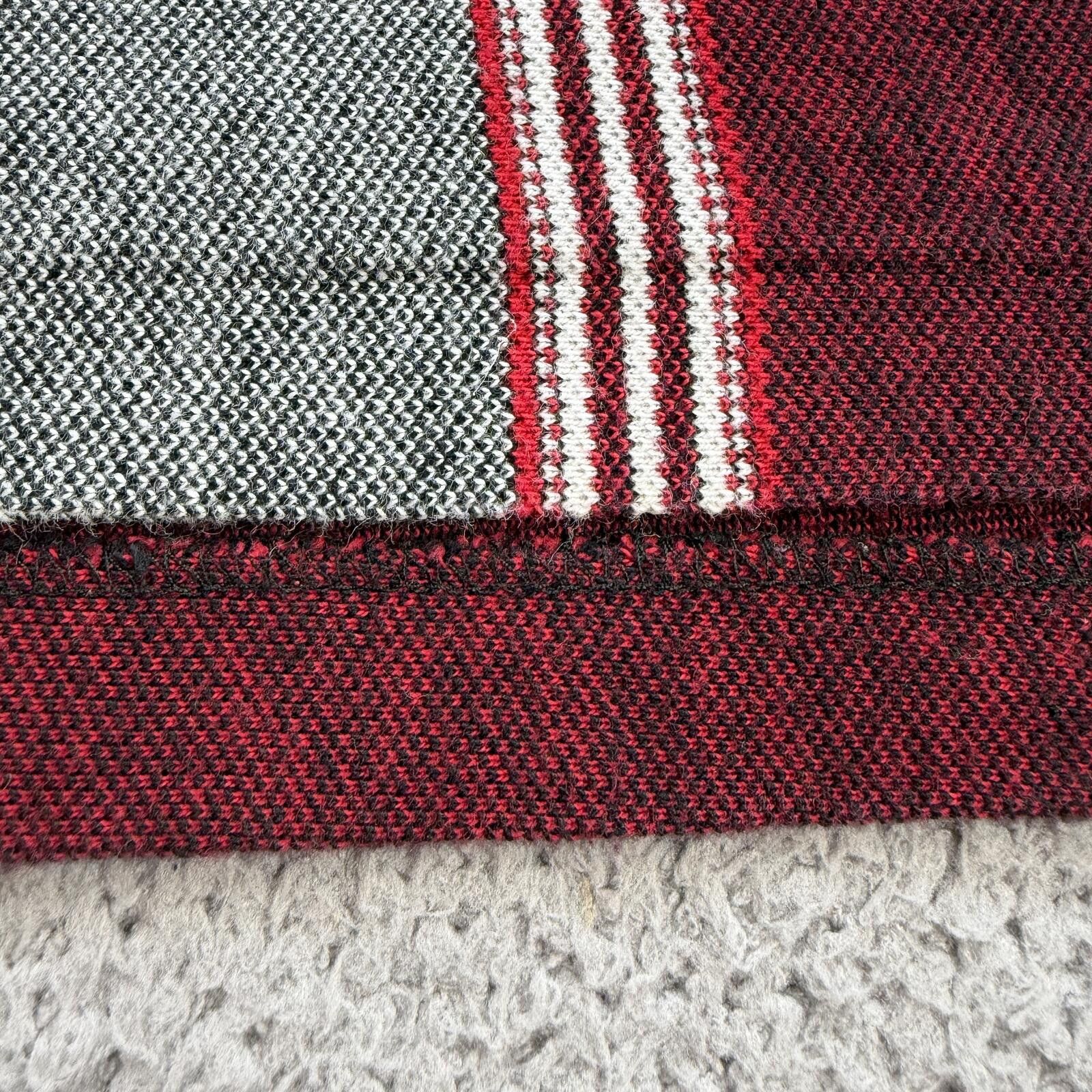 Antigua Vintage 90s Wisconsin Badgers Striped Polo Shirt Mens M Size US M / EU 48-50 / 2 - 6 Thumbnail